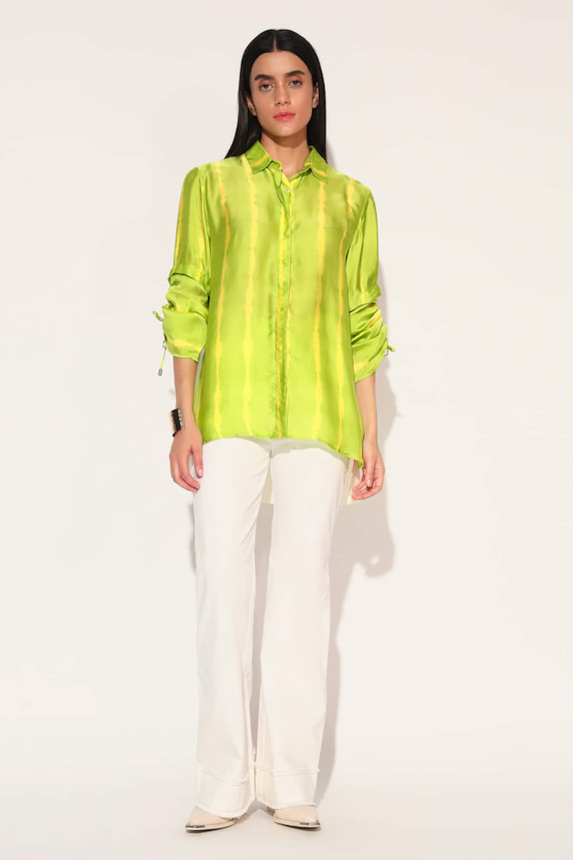 Linetribe_ Ivy Shibori Striped Shirt 