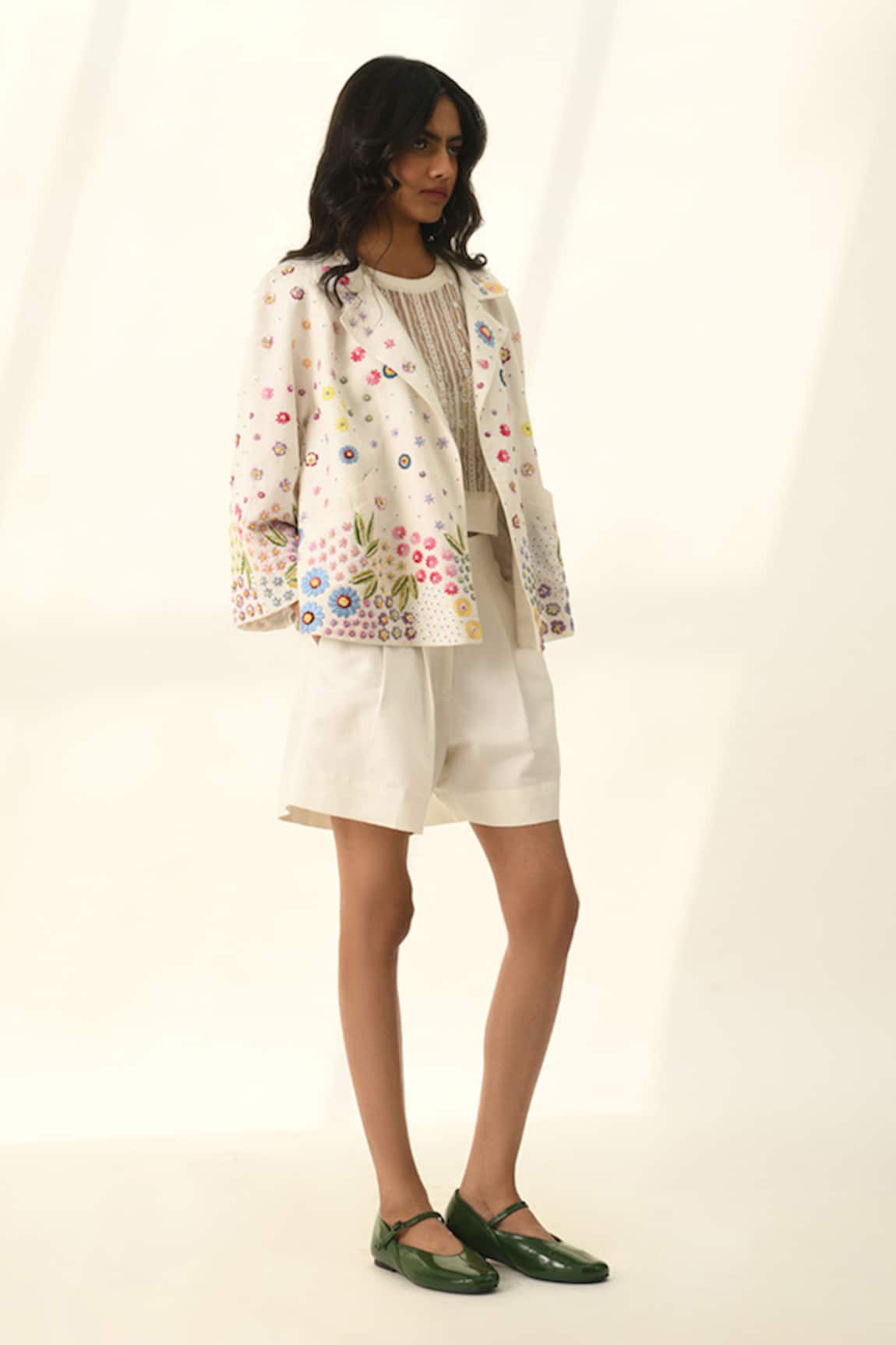 Payal Pratap Embroidered Ivory Jacket 