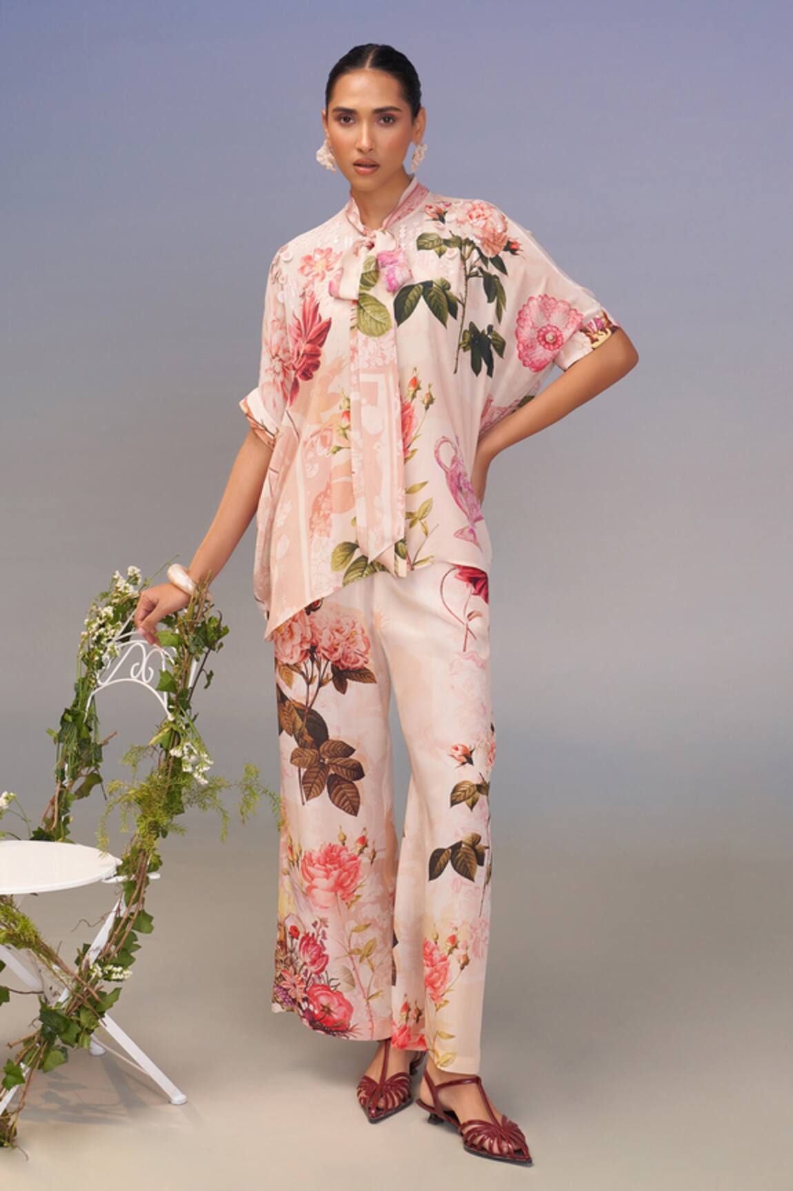 Pankaj & Nidhi Roma Straight Pants 