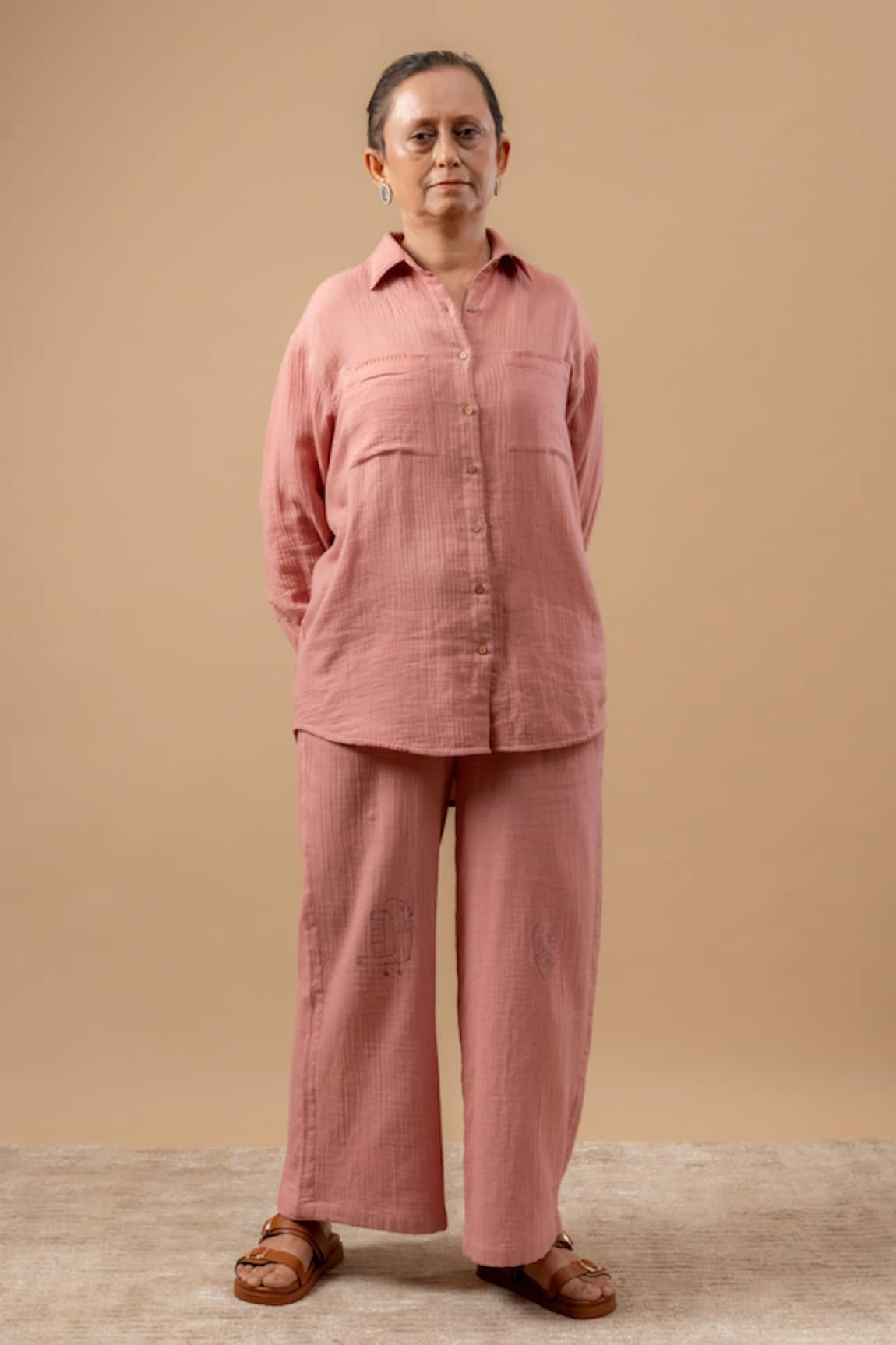 Doodlage Pink Organic Cotton Pant 