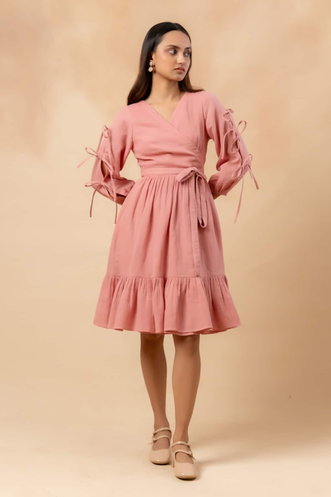 Doodlage Pink Organic Cotton Dress 
