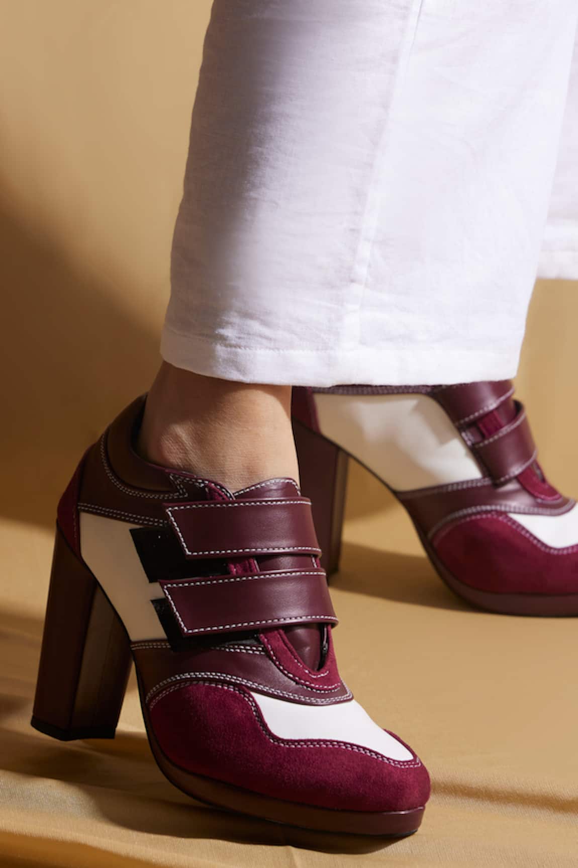 Tiesta Designer Maroon Sneaker Boots 