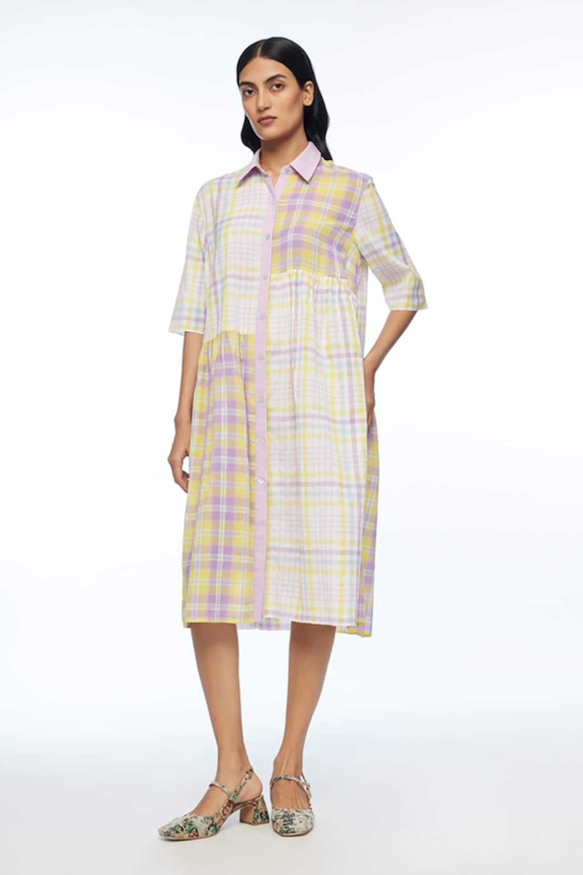 Payal Pratap Massiana Patchwork Dress 