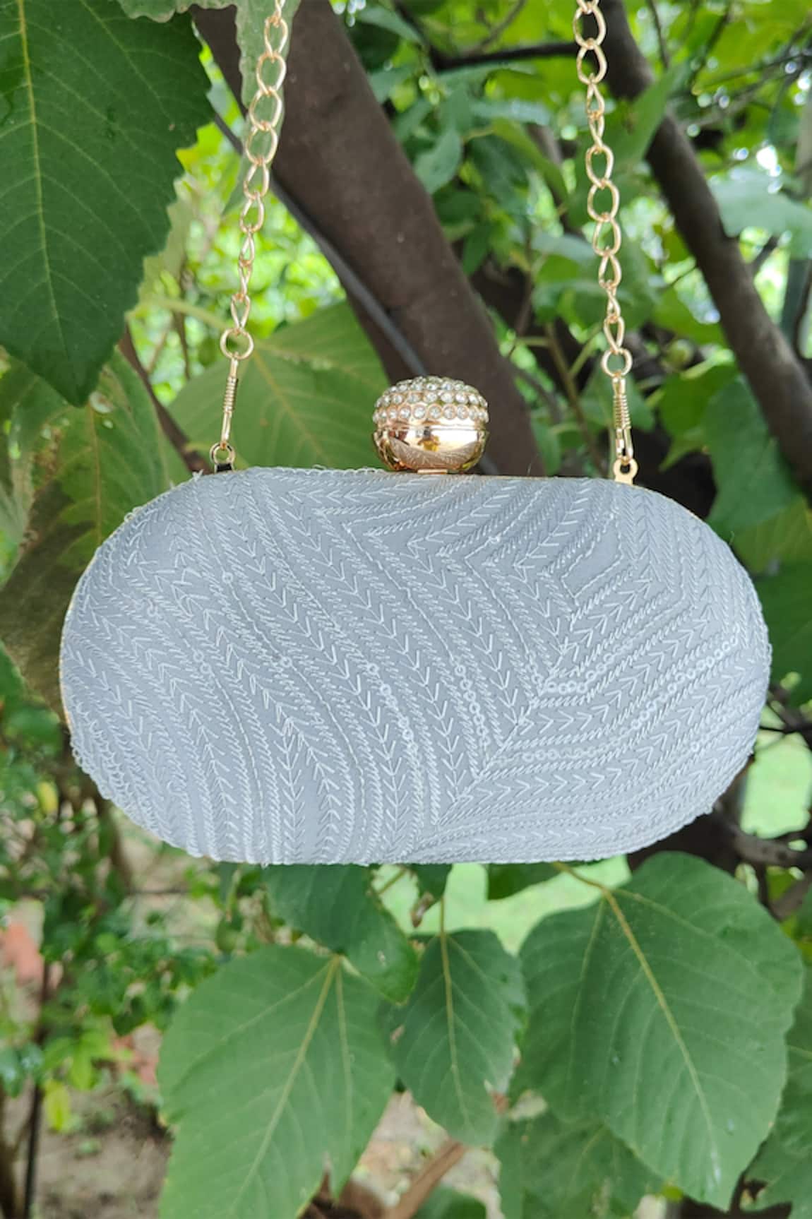 A Clutch Story Baadal Grey Capsule Clutch 