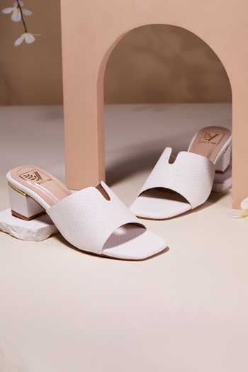 House of Vian Ember White Heels 