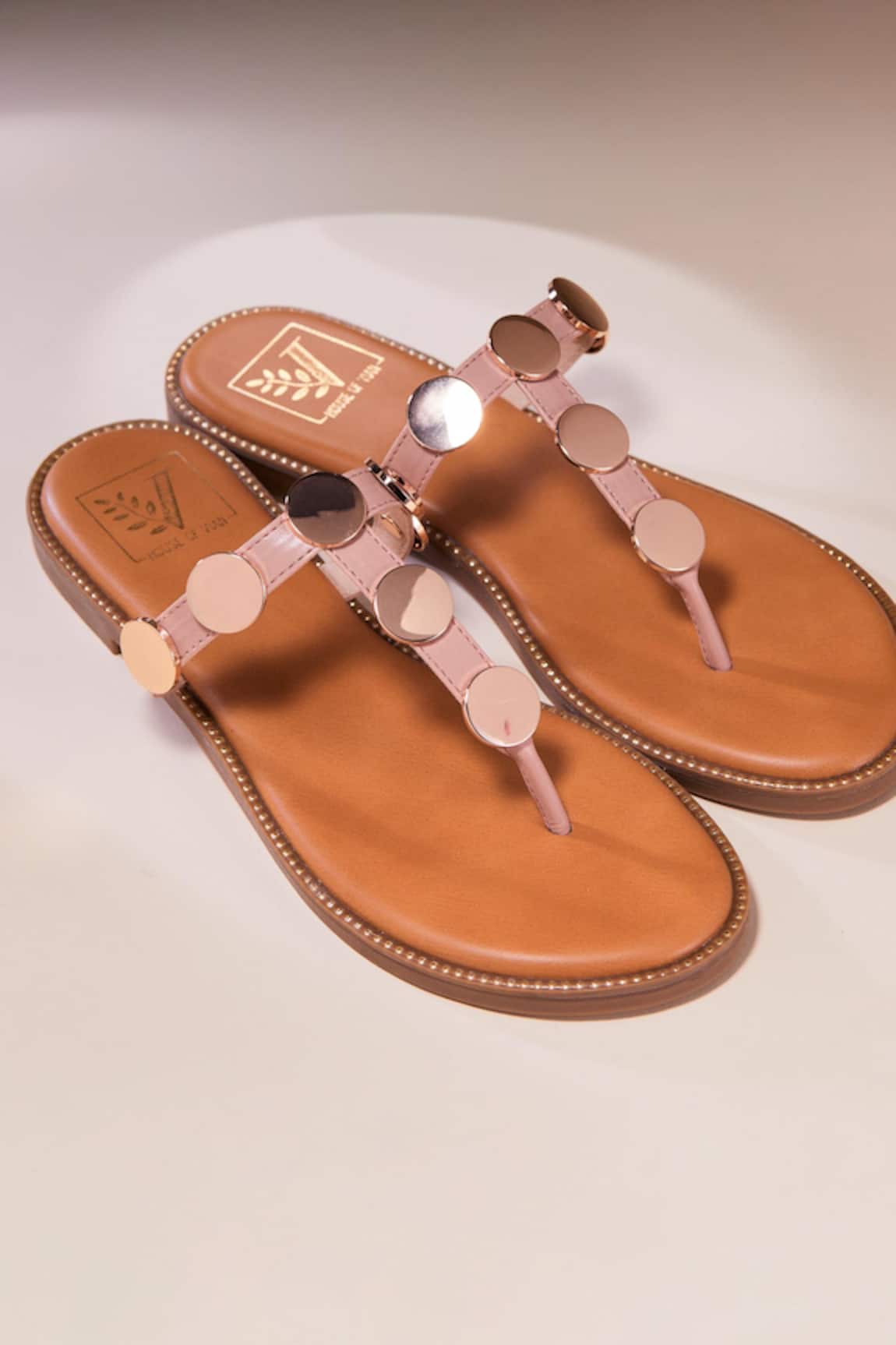 House Of Vian Pink Designer Flats 