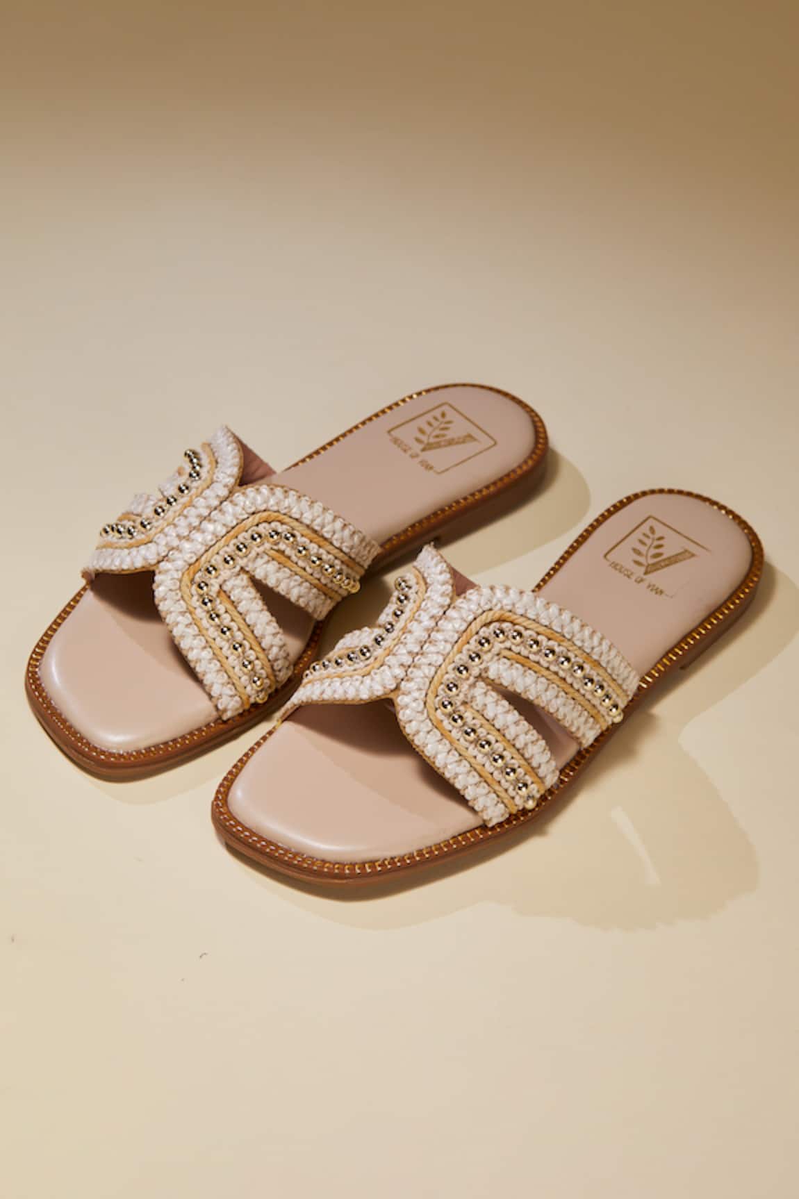 House Of Vian Designer Meadow White Flats 