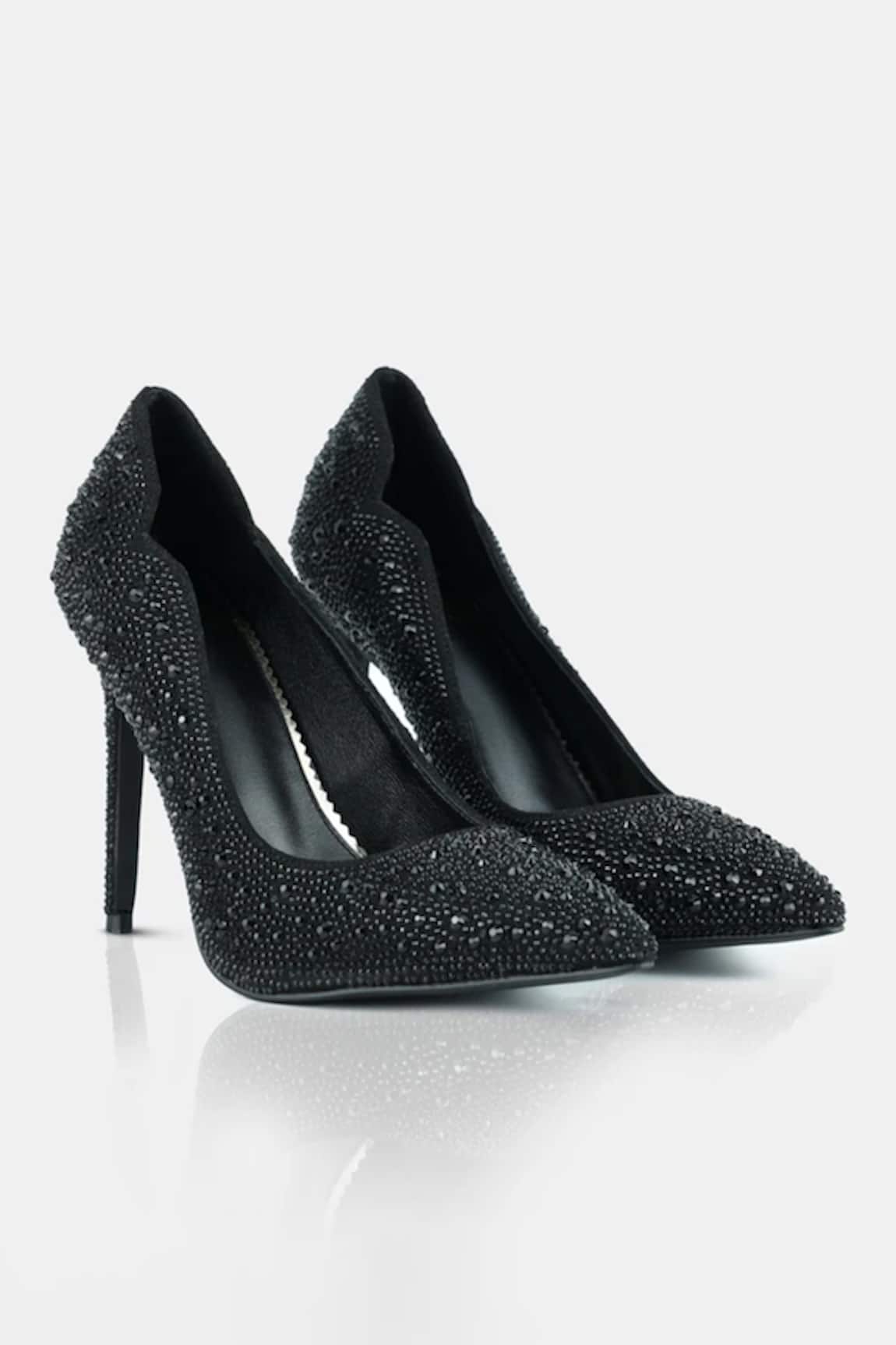 Elleganti Elle Swarovski Embellished Heels 