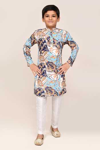 Petite Pomme Digital Print Boys Kurta & Pant Set 