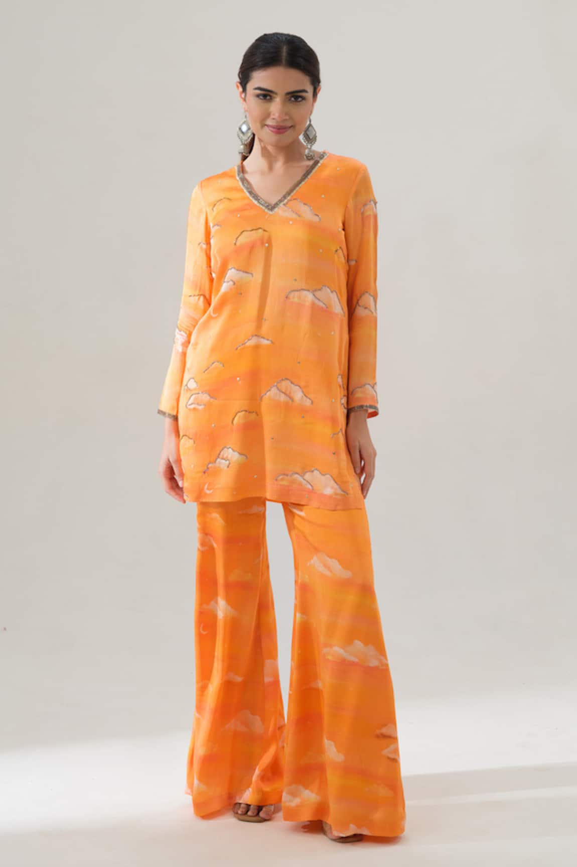 House Of Akshata Sunset Glow Co-ord Set 
