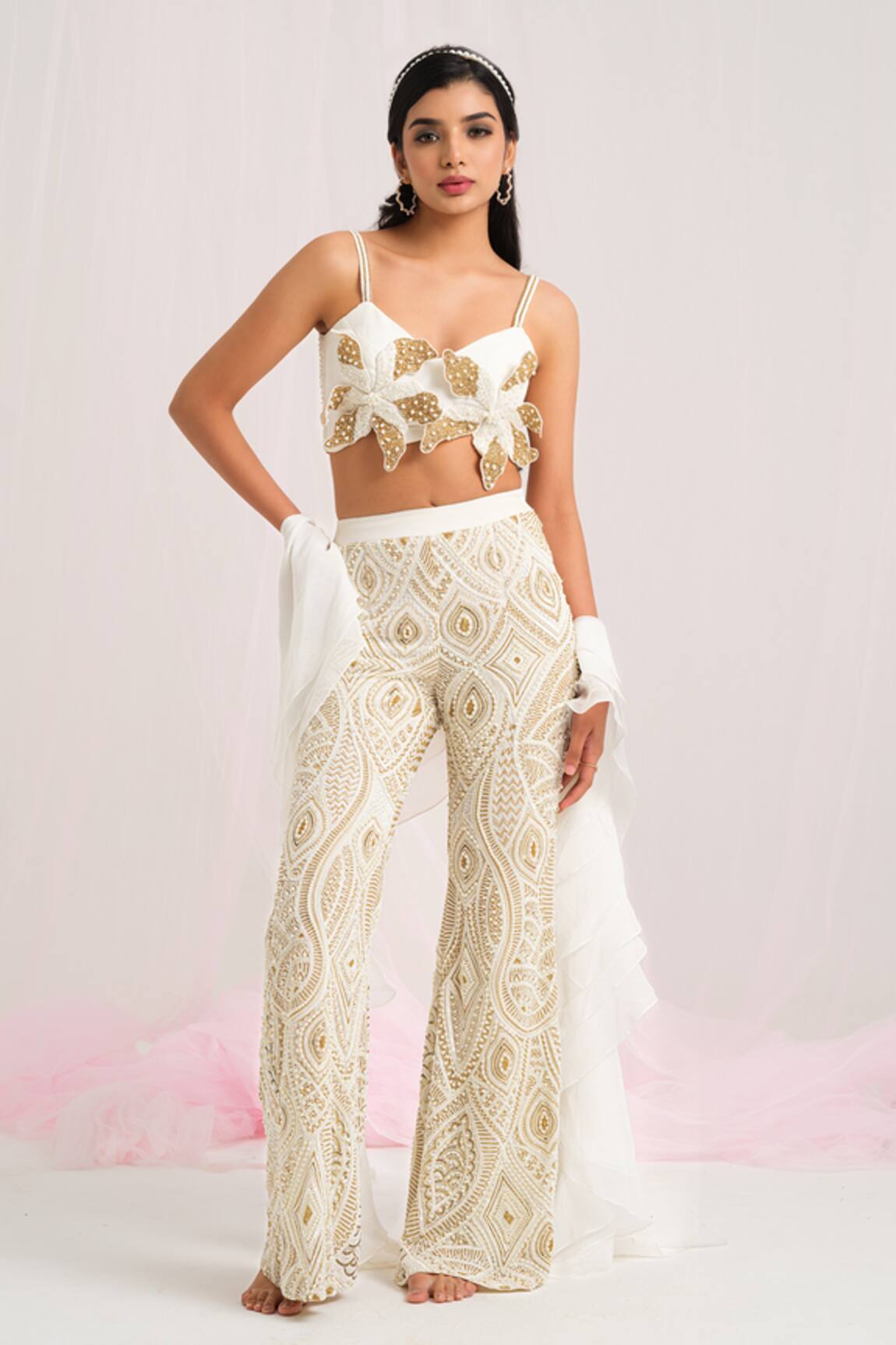 House Of Akshata Beads Embellished Co-ord Set 