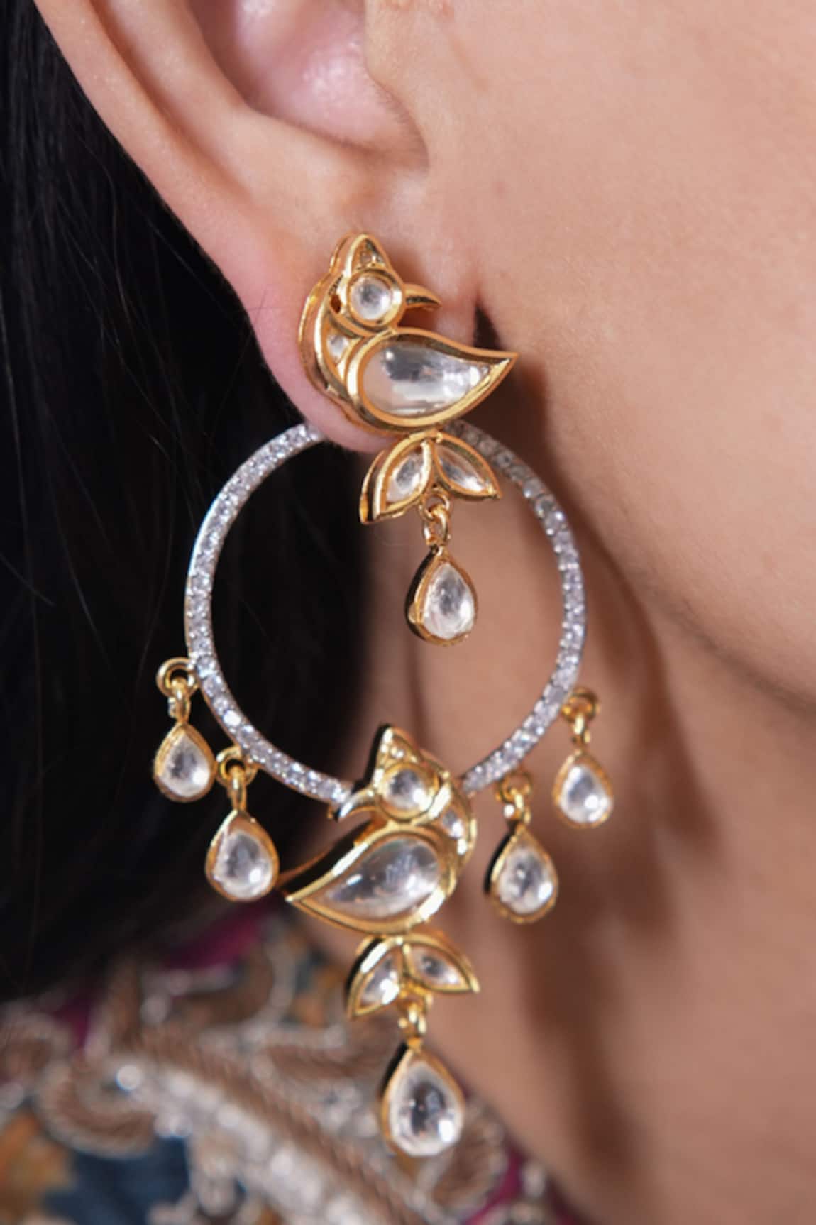 Vasundhara Mahira Designer Earrings 