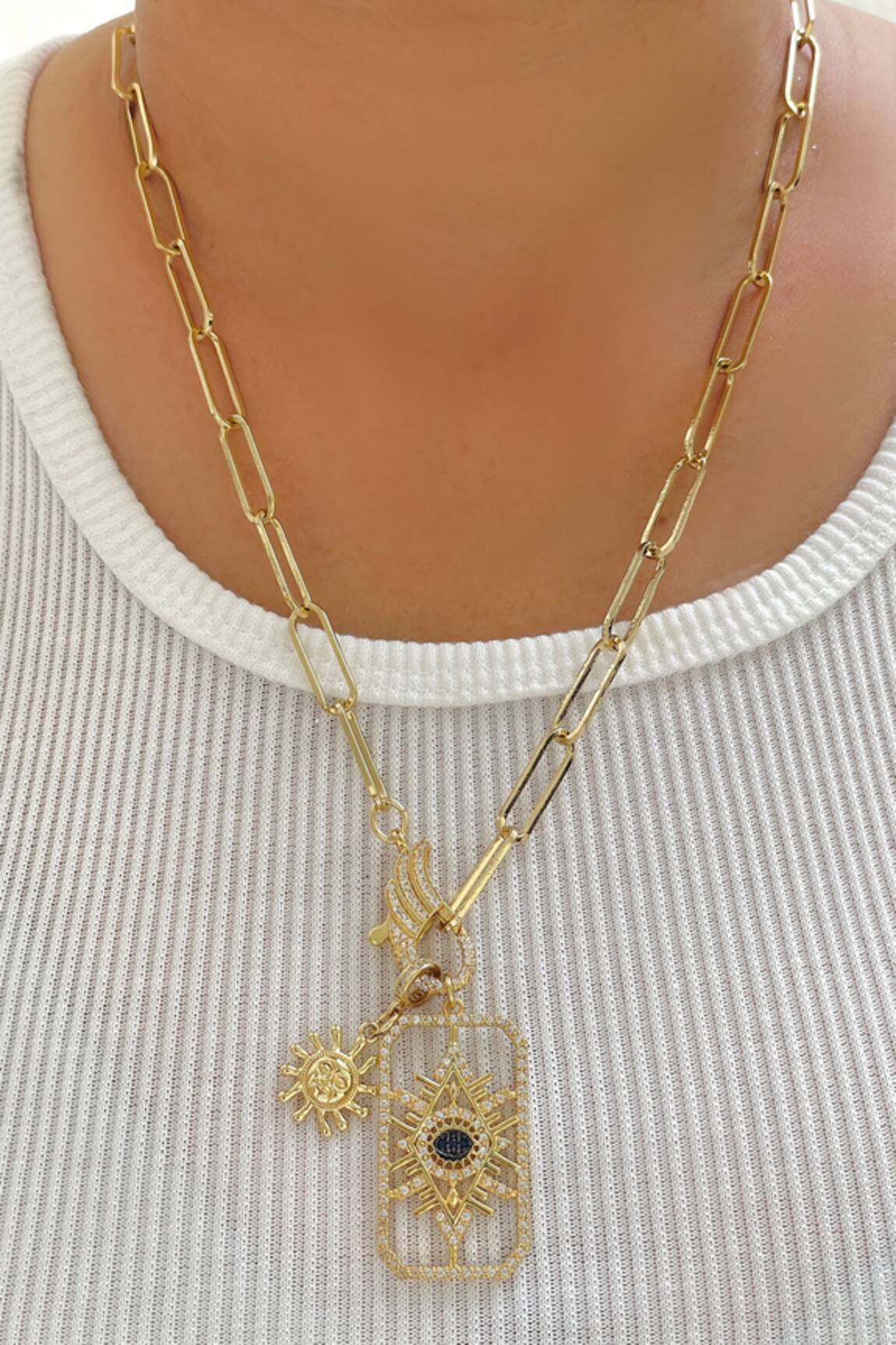 Studio6 Jewels Gold Plated Necklace 
