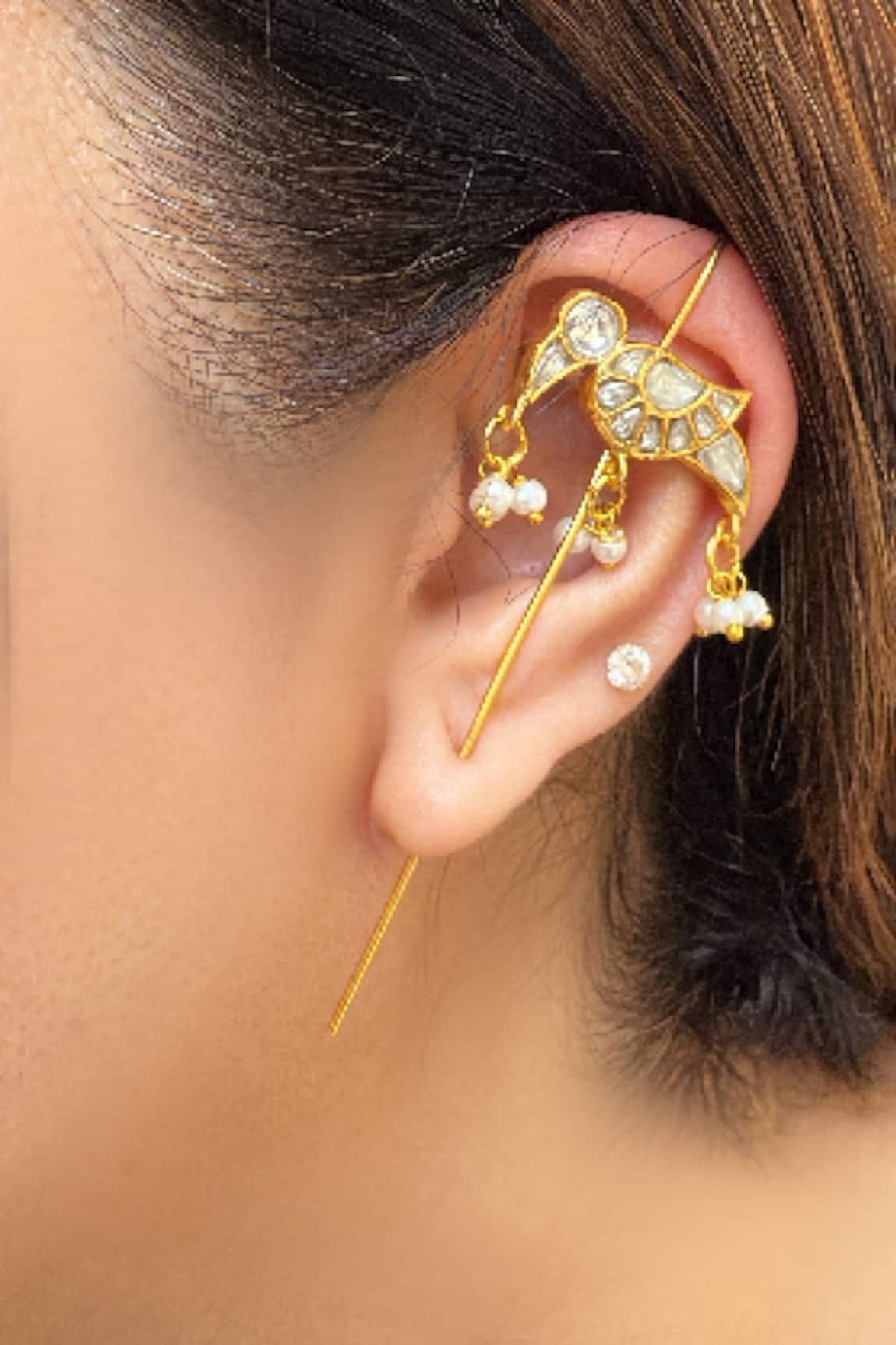 Studio6 Jewels Gold Plated Earrings 