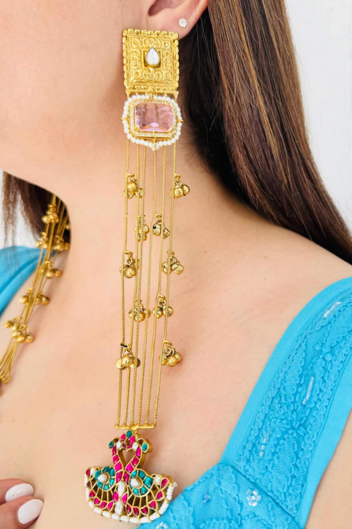 Studio6 Jewels Gold Plated Earrings 