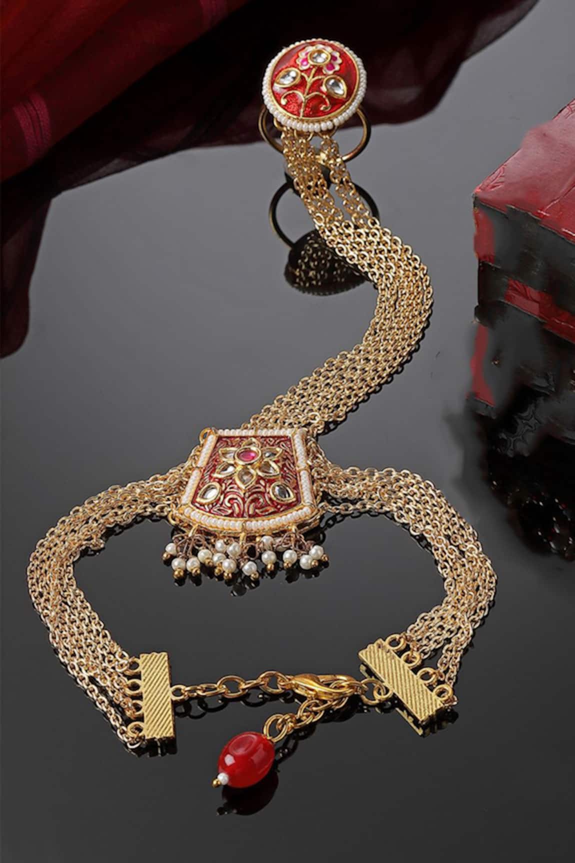 Dugran By Dugristyle Merlot Magic Gold-Plated Hathphool 