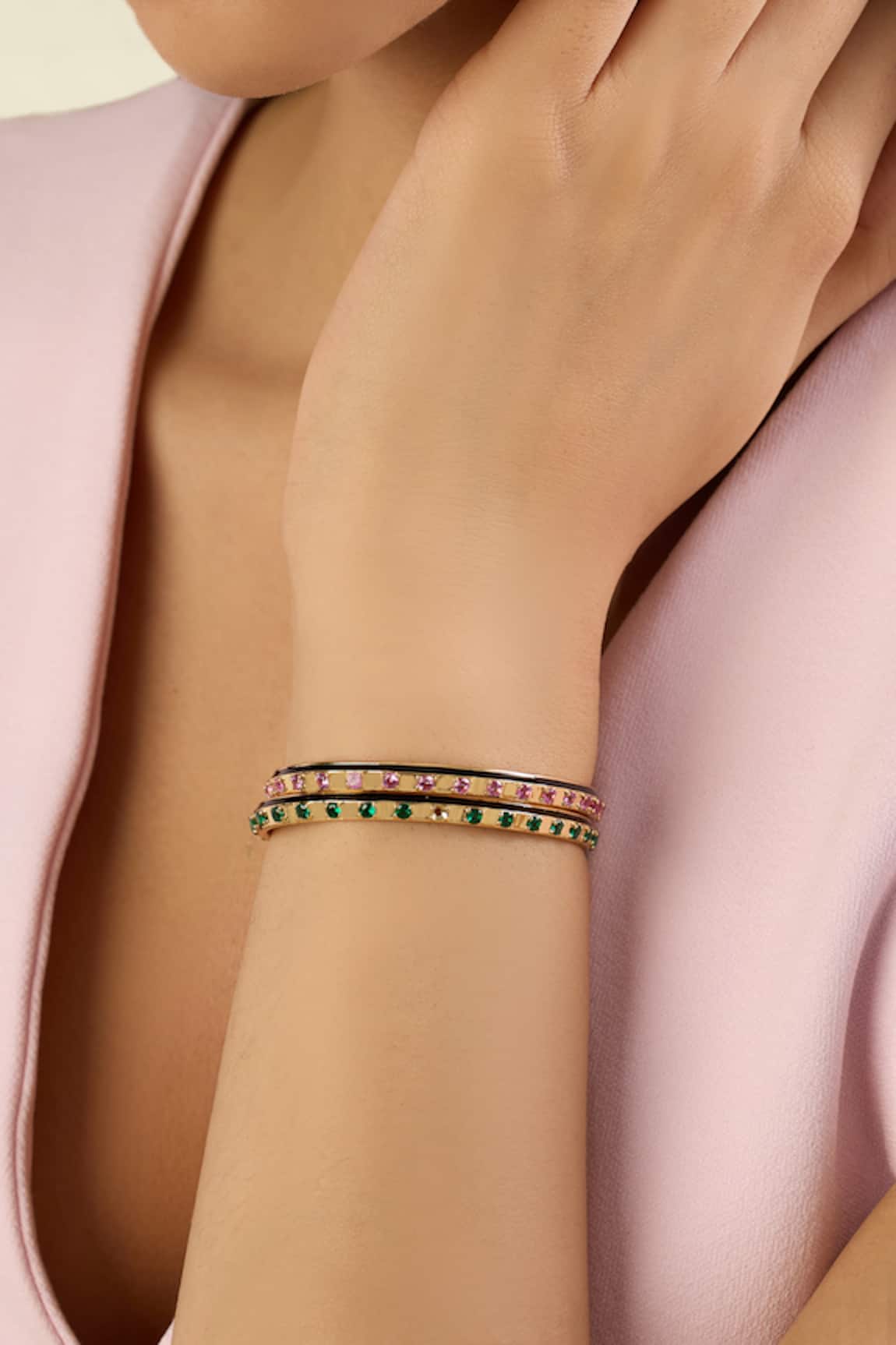 Isharya Karma Clash Cuff Bracelet