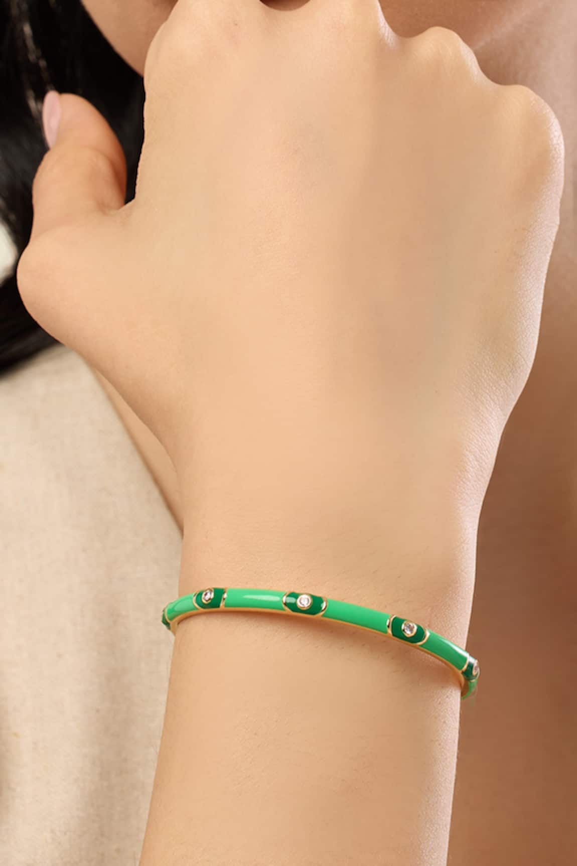 Isharya Verdant Vision Cuff Bracelet