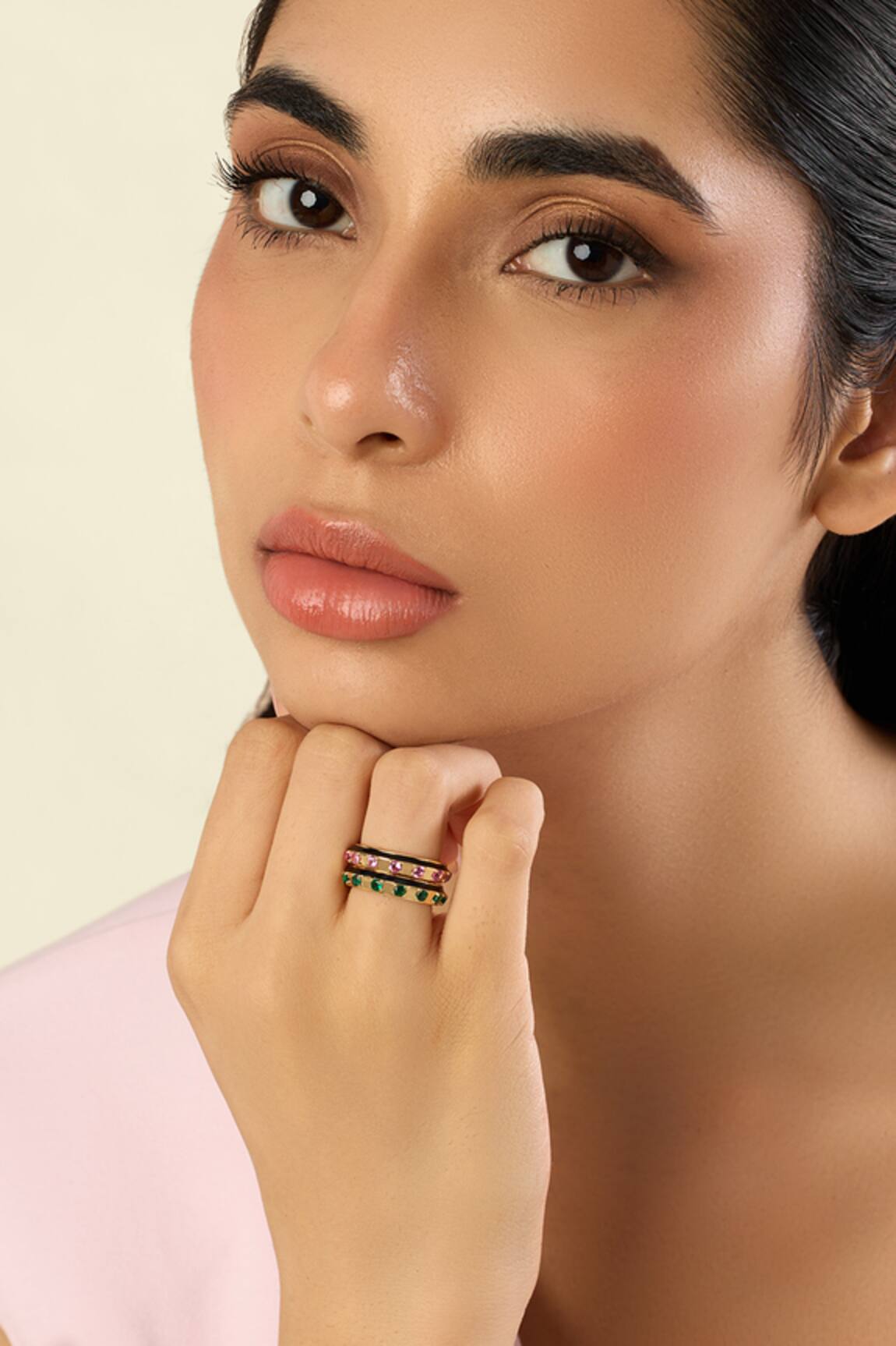 Isharya Celestial Duality Ring Stack