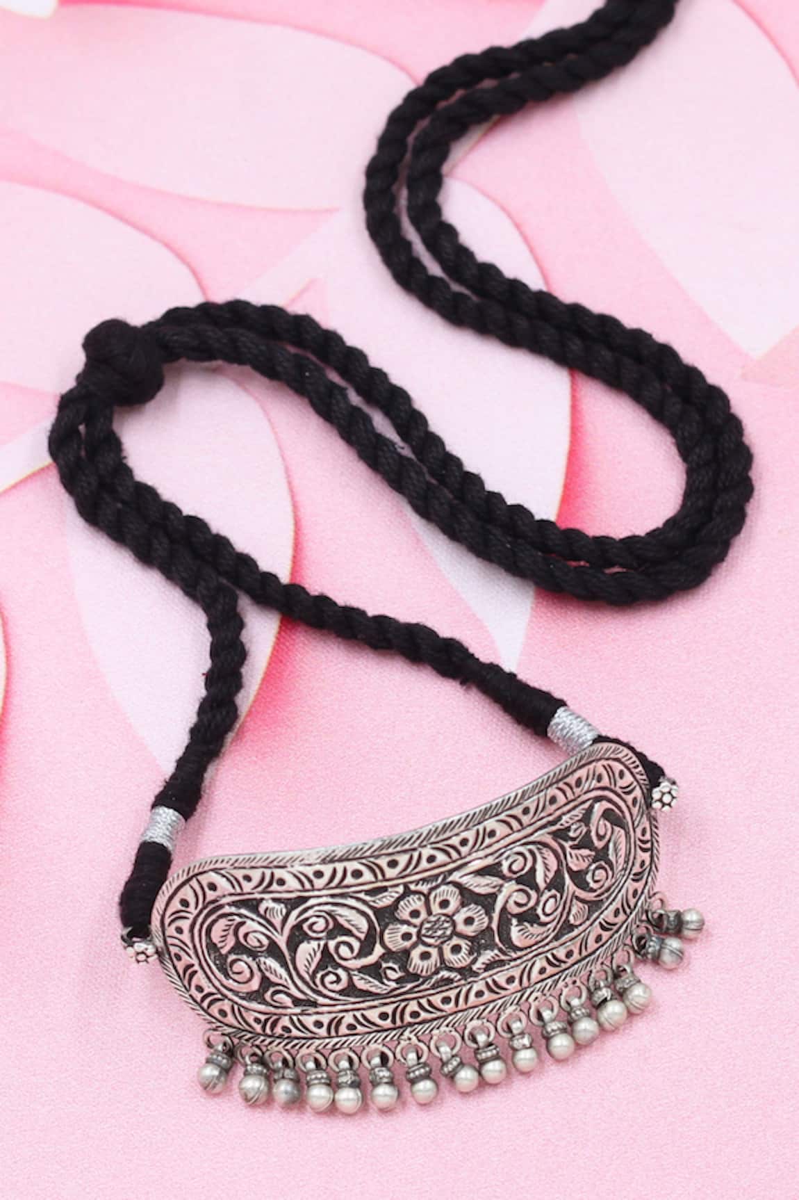 Sangeeta Boochra Designer Silver Handcrafted Choker