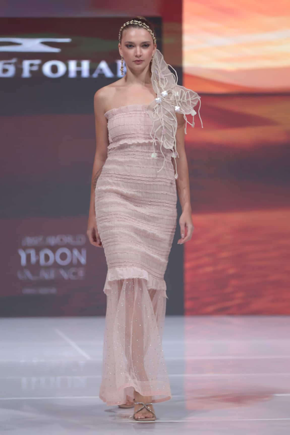 Rina Dhaka Off Shoulder Tube Dress 
