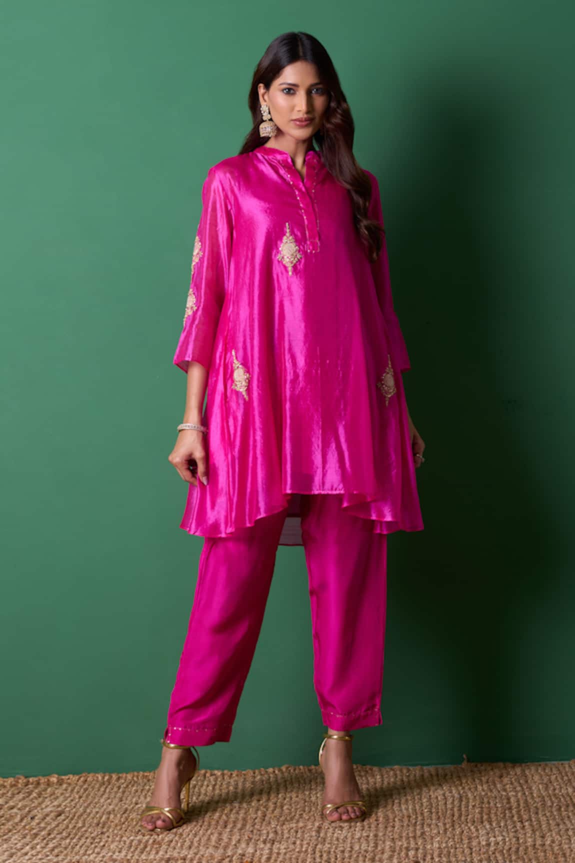 Priti Prashant Paradise Pink Kurta Set