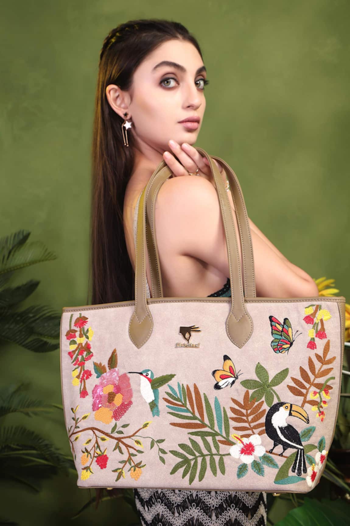 PickAleaf Mystic Garden Tote Bag 