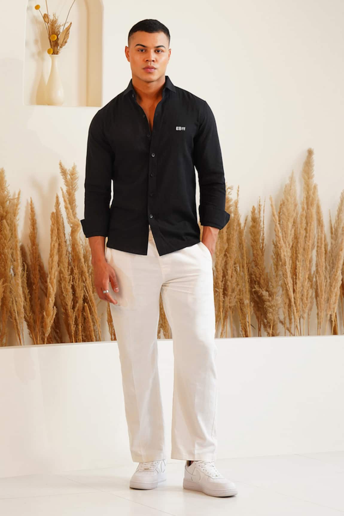 Eleven Brothers Dark Horse Linen Shirt  