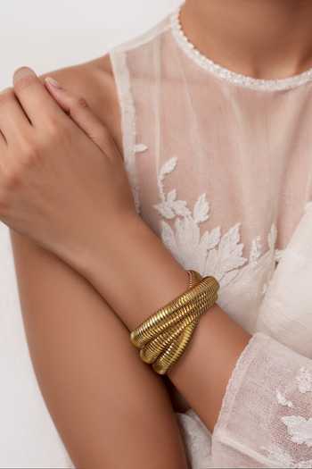 Tad Accessories Gold Hand Made Bracelet