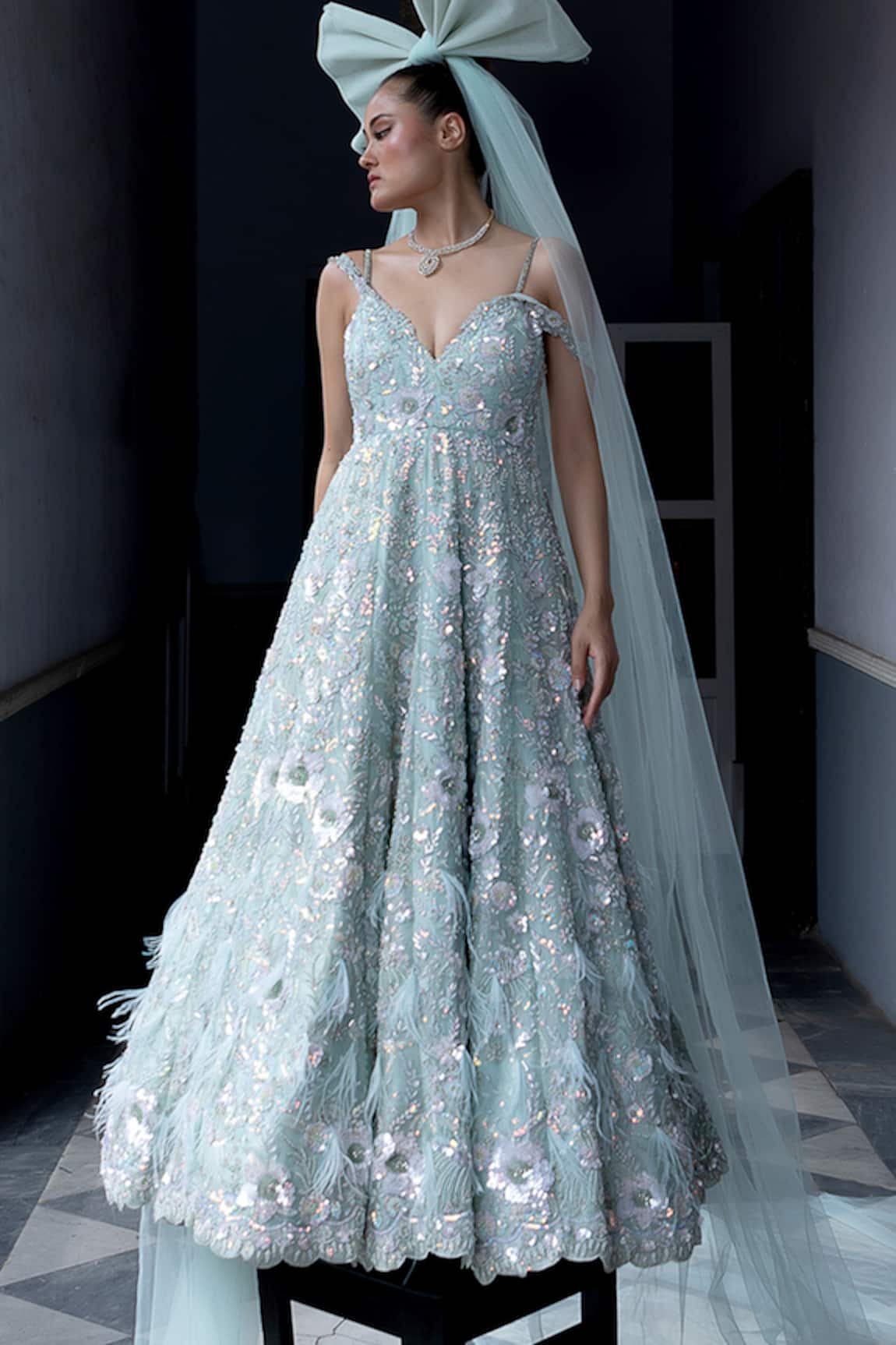 Aangan By Parul Empress Essence Gown