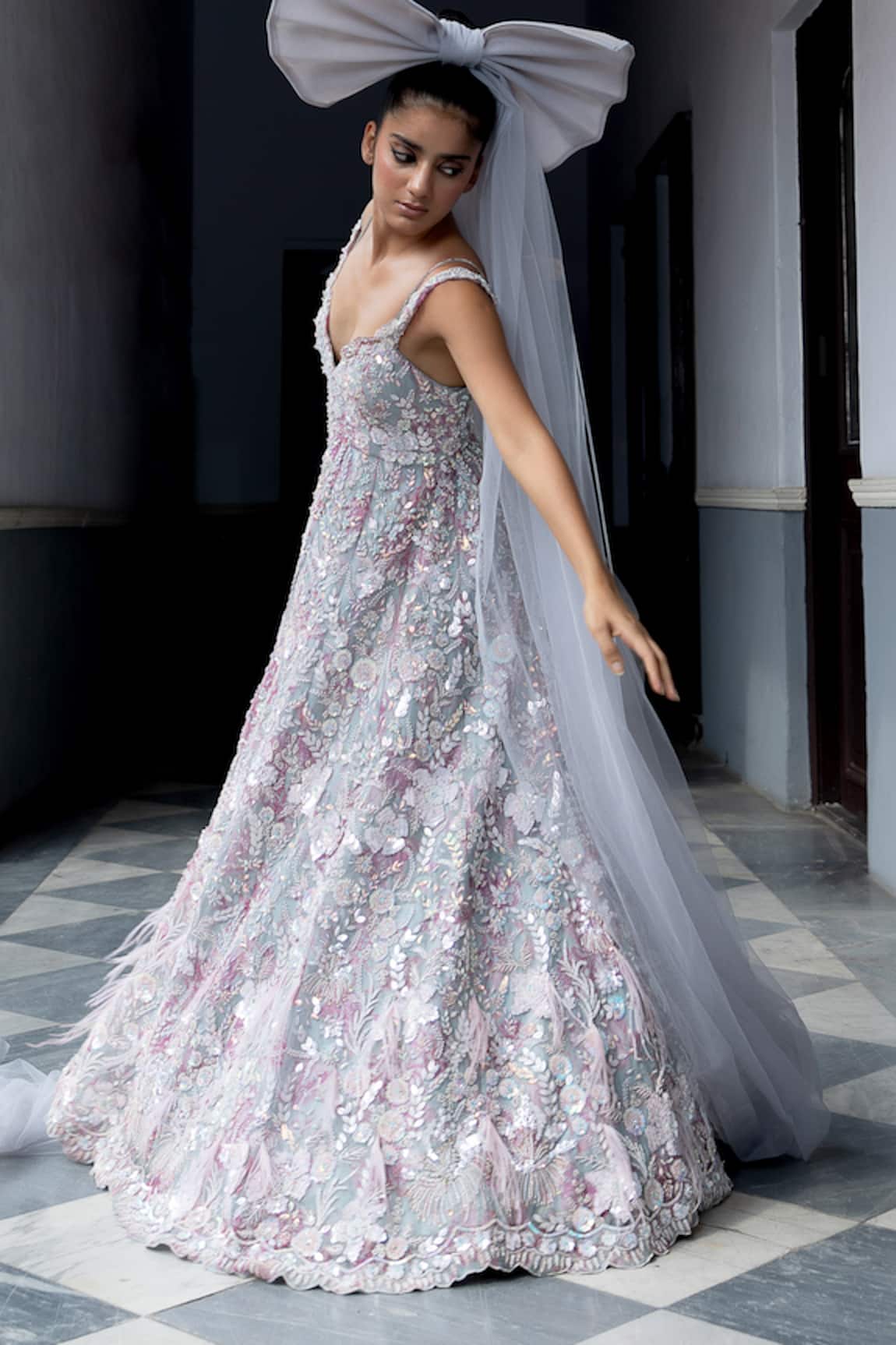 Aangan By Parul Celestial Enigma Gown