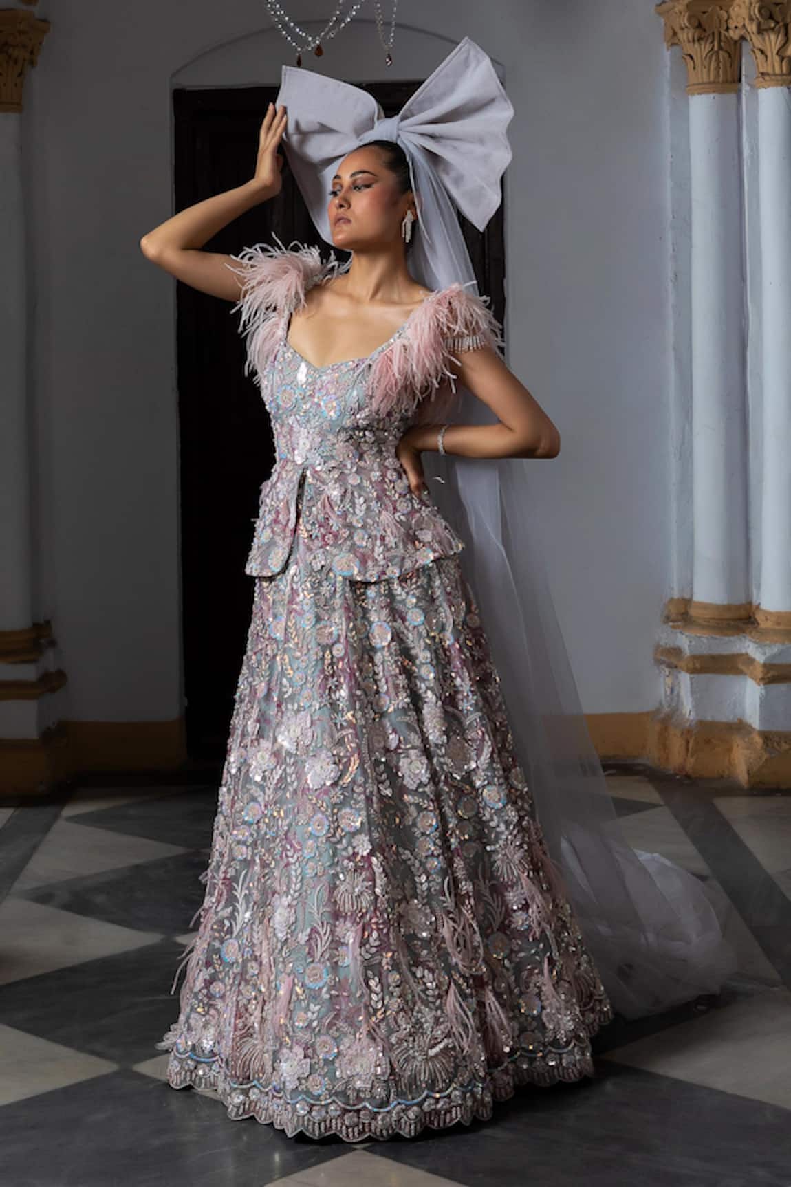 Aangan By Parul Opal Bliss Gown 