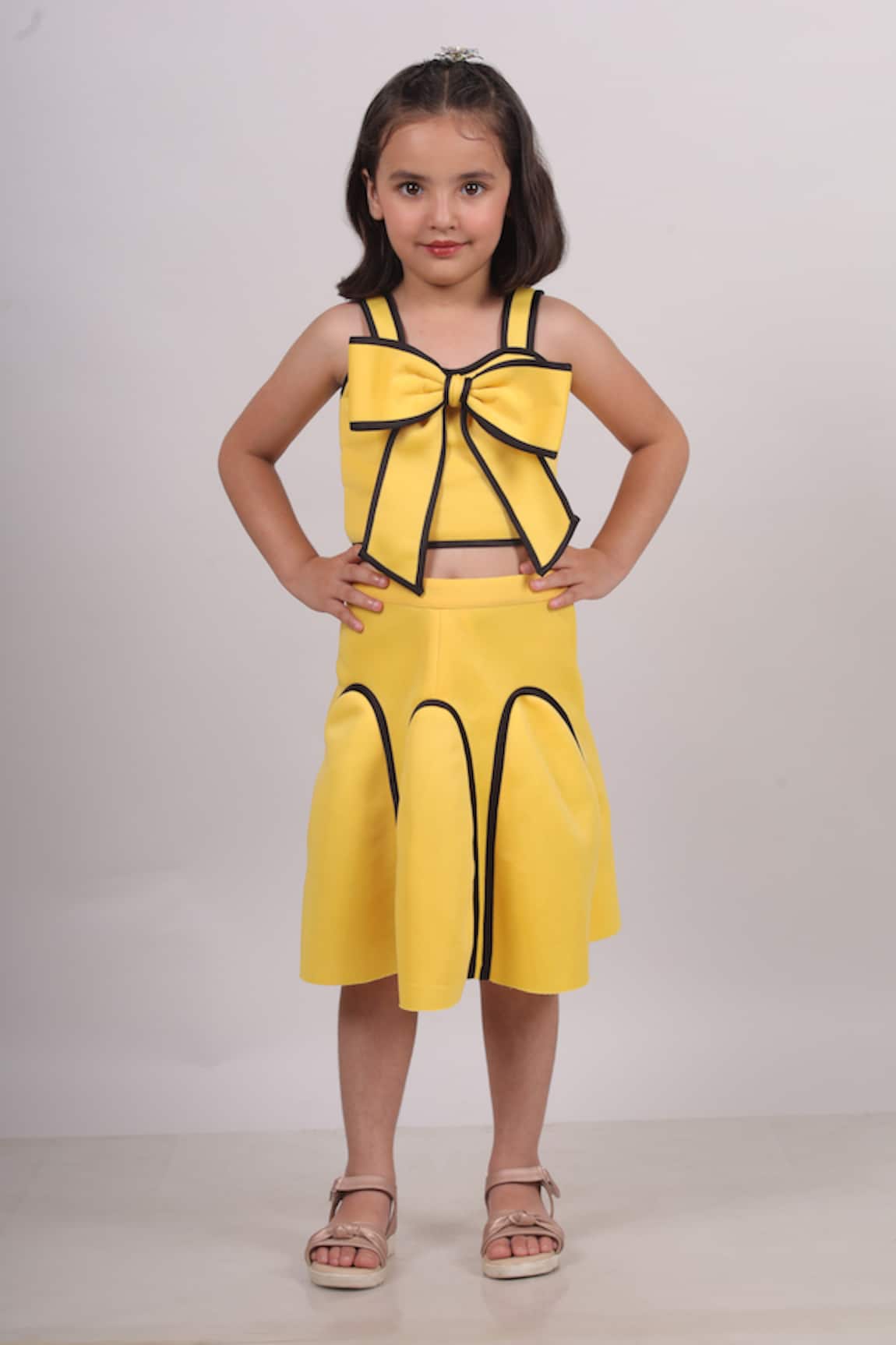 Toplove Bow Top & Skirt Co-ord Set 