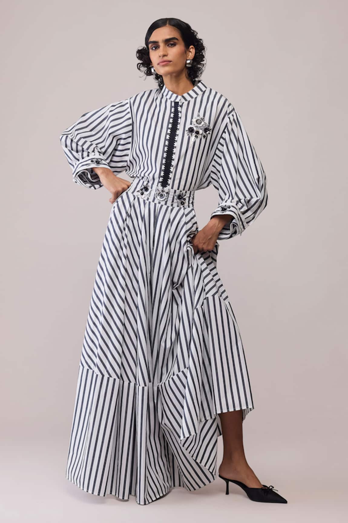 Bunka Ann Black & White Shirt 