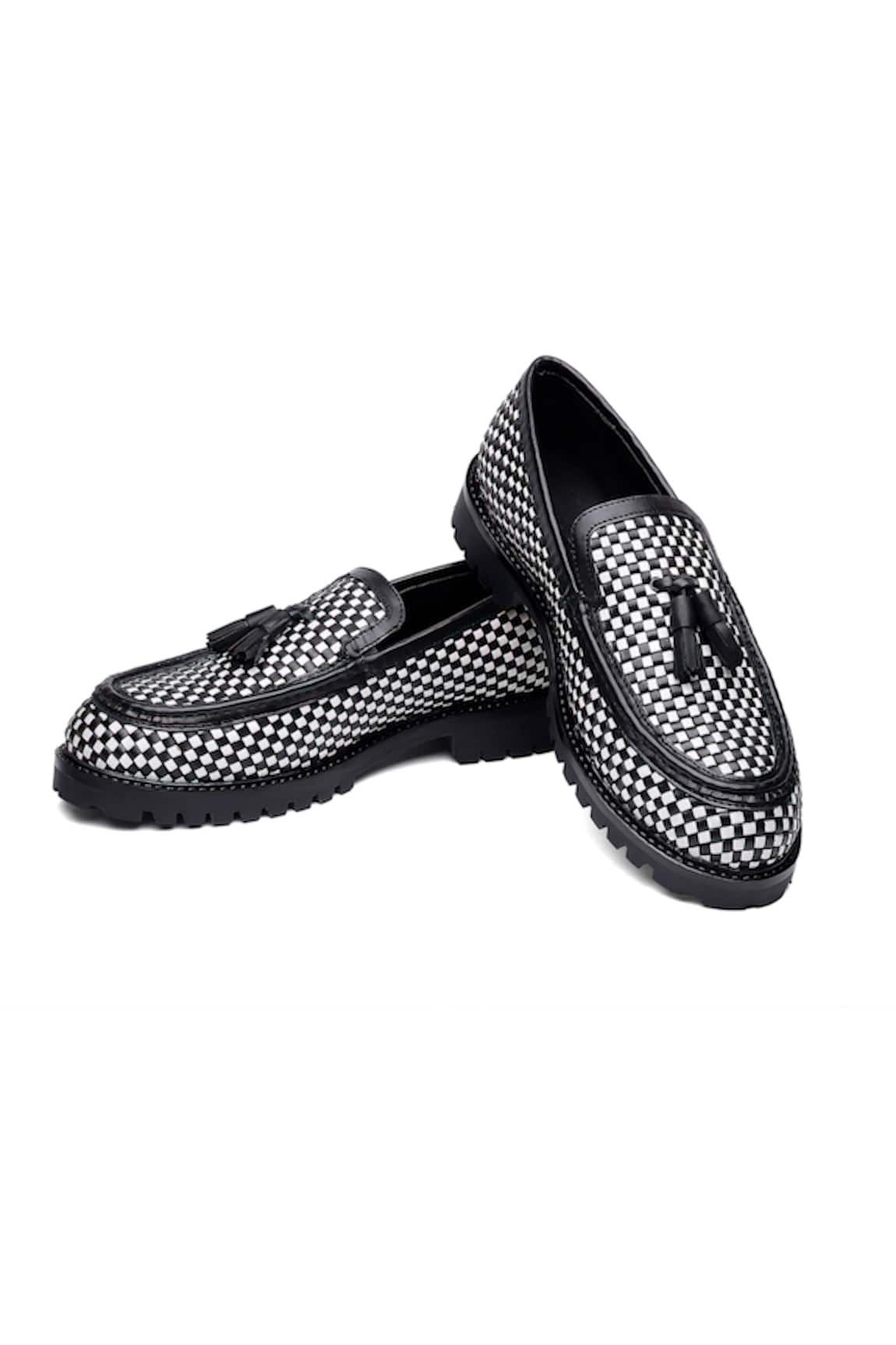 Shutiq Tessera Tassel Loafers 