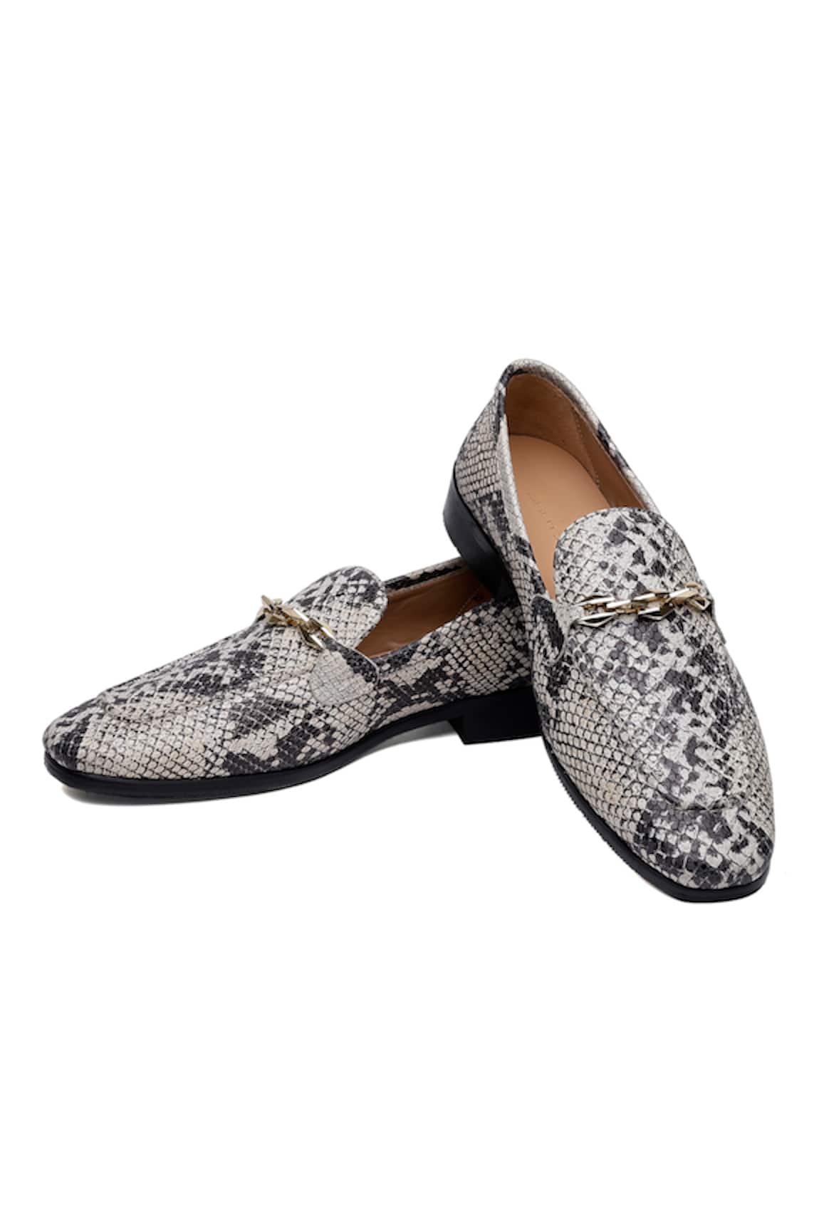 Shutiq Prism Leopard Print Loafers 