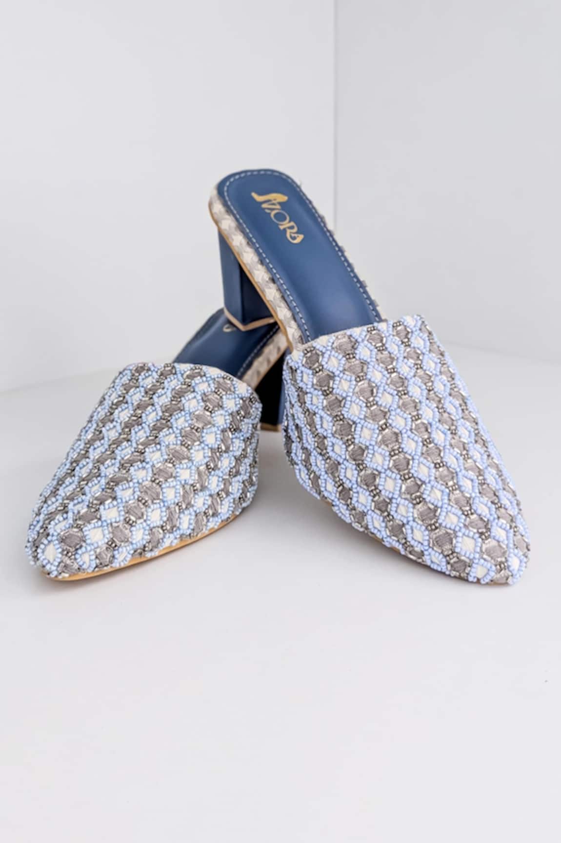 Azora Muntazir Jacquard Heels 