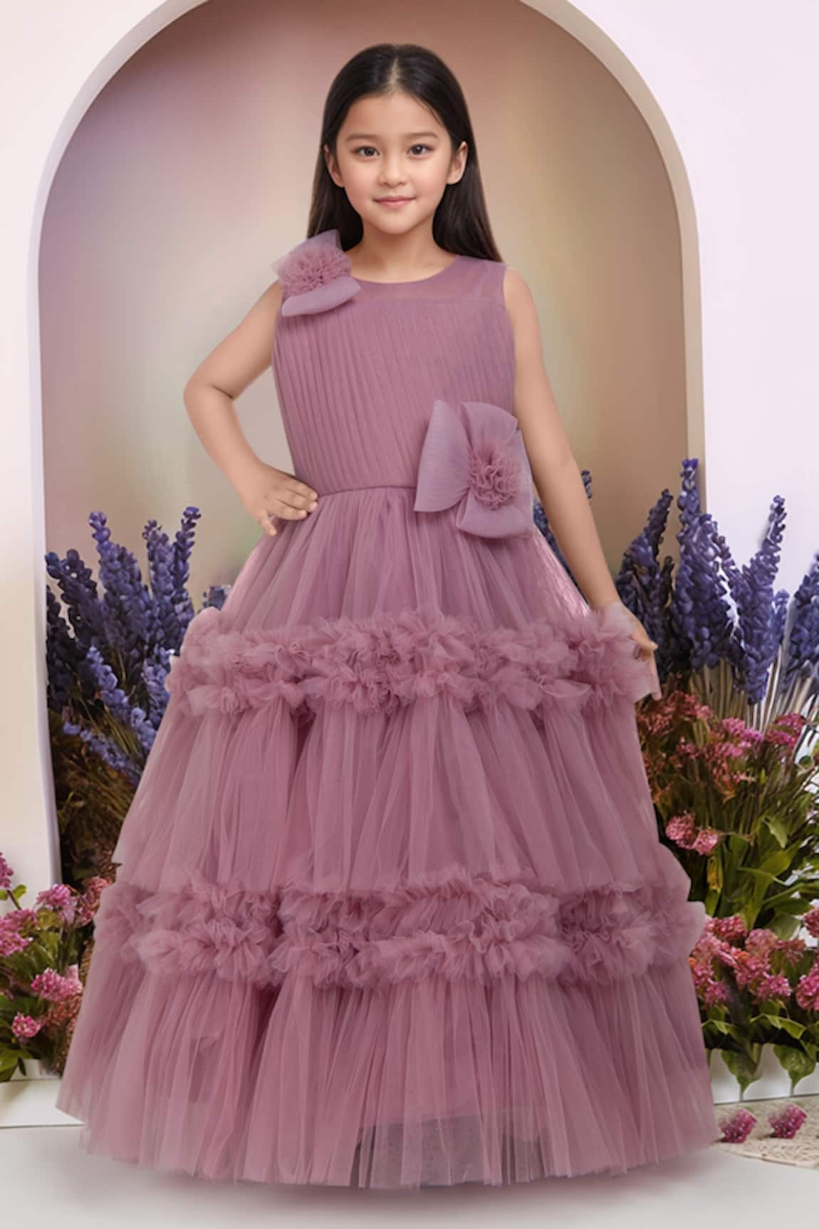 Samyukta Singhania Orchid Purple Designer Gown 