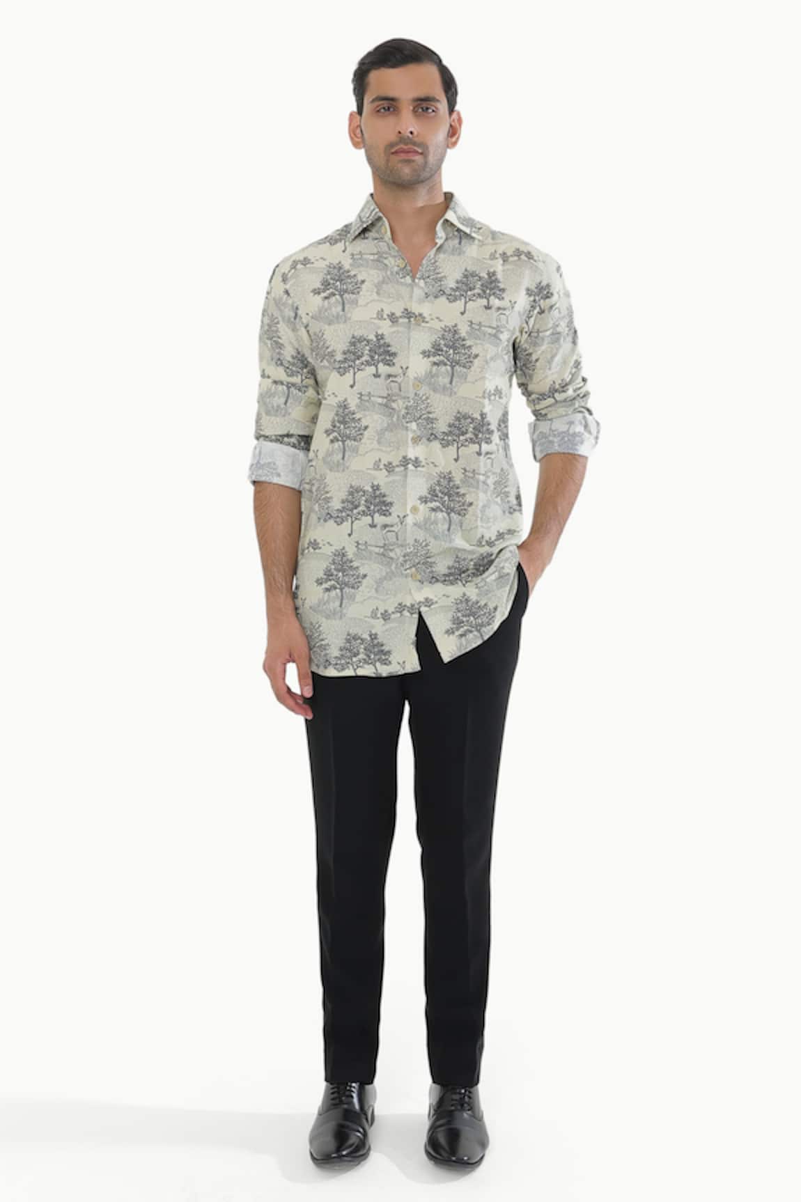 Kustomeyes Savanna Shade Printed Shirt 