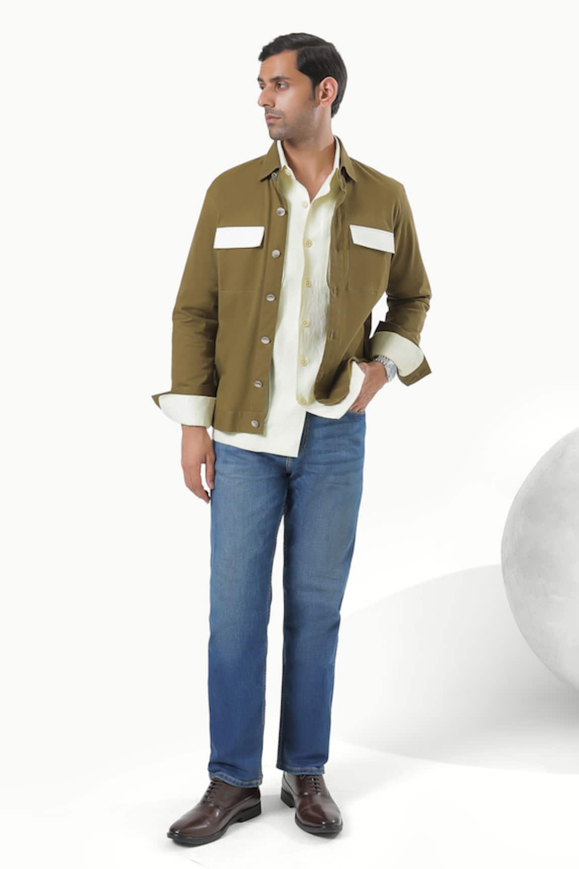 Kustomeyes Fieldline Olive Green Bomber Jacket 
