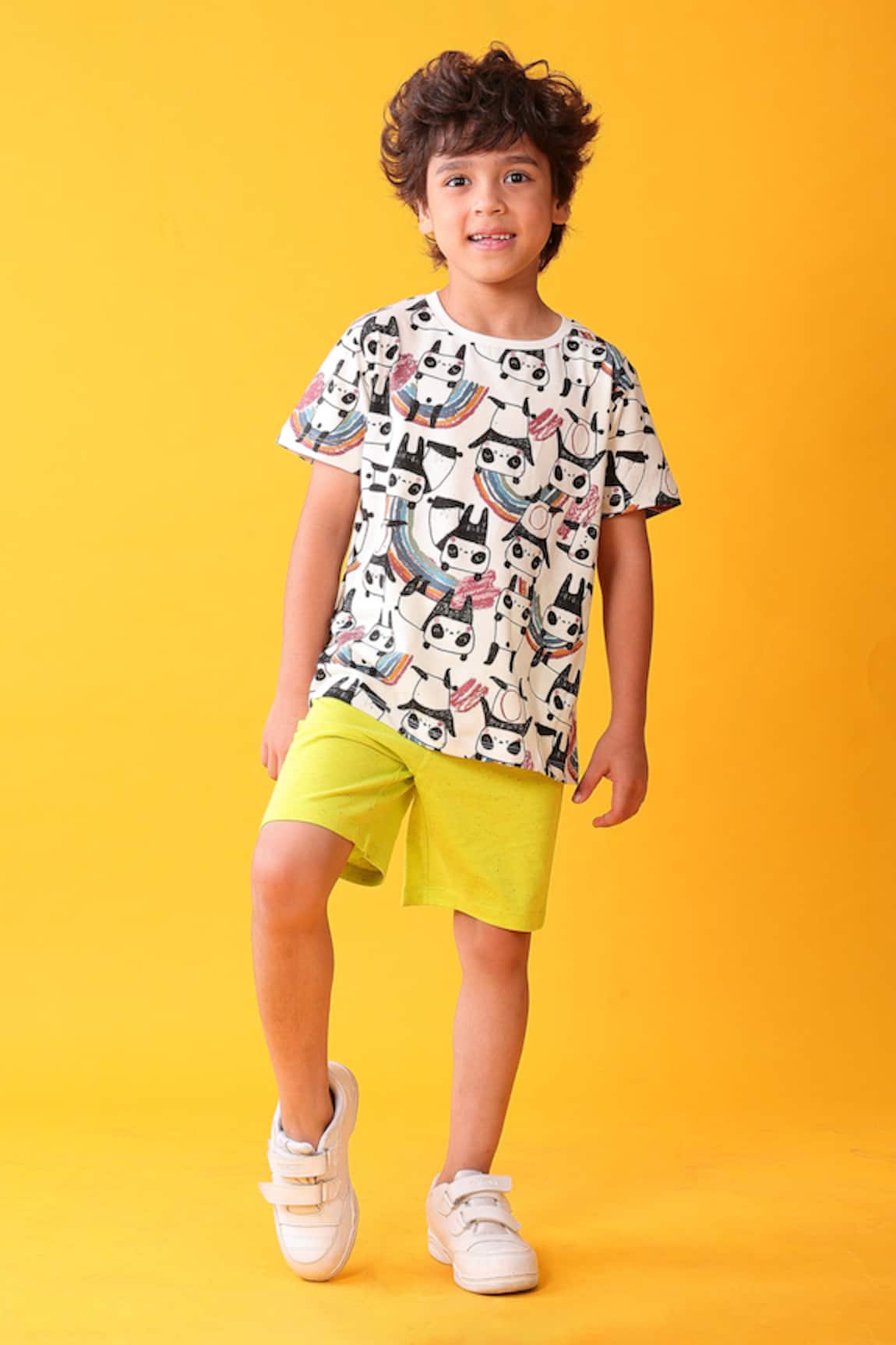 Anthrilo Designer Cotton Blend T-Shirt & Shorts Set 