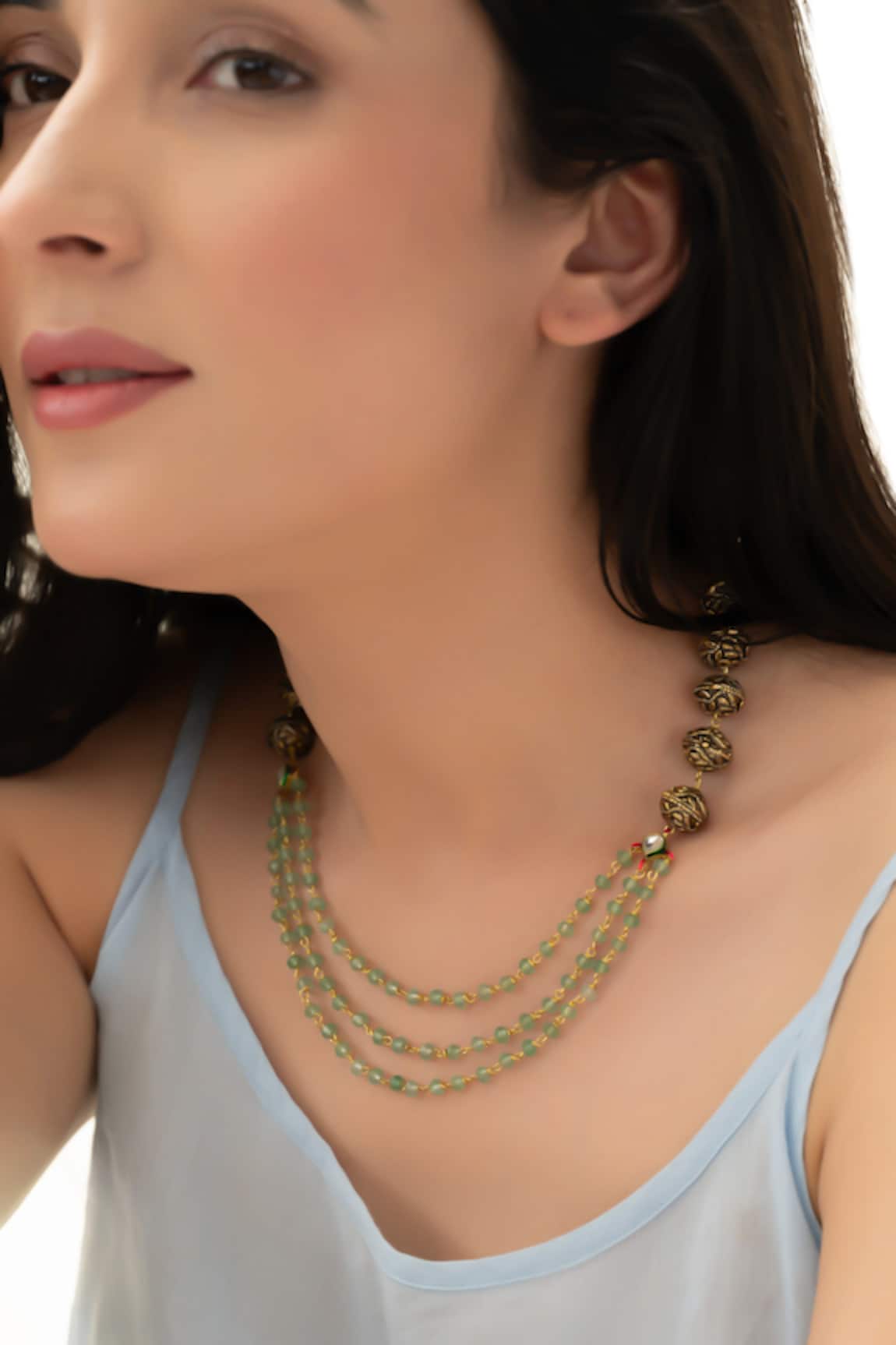 Do Taara Antique Mint Necklace 
