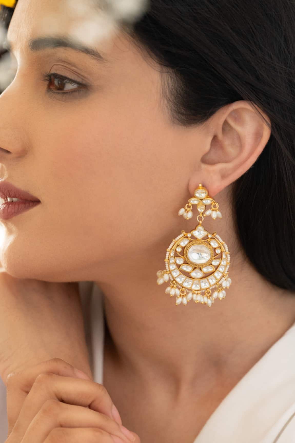 Do Taara Kundan and pearls  Earrings 