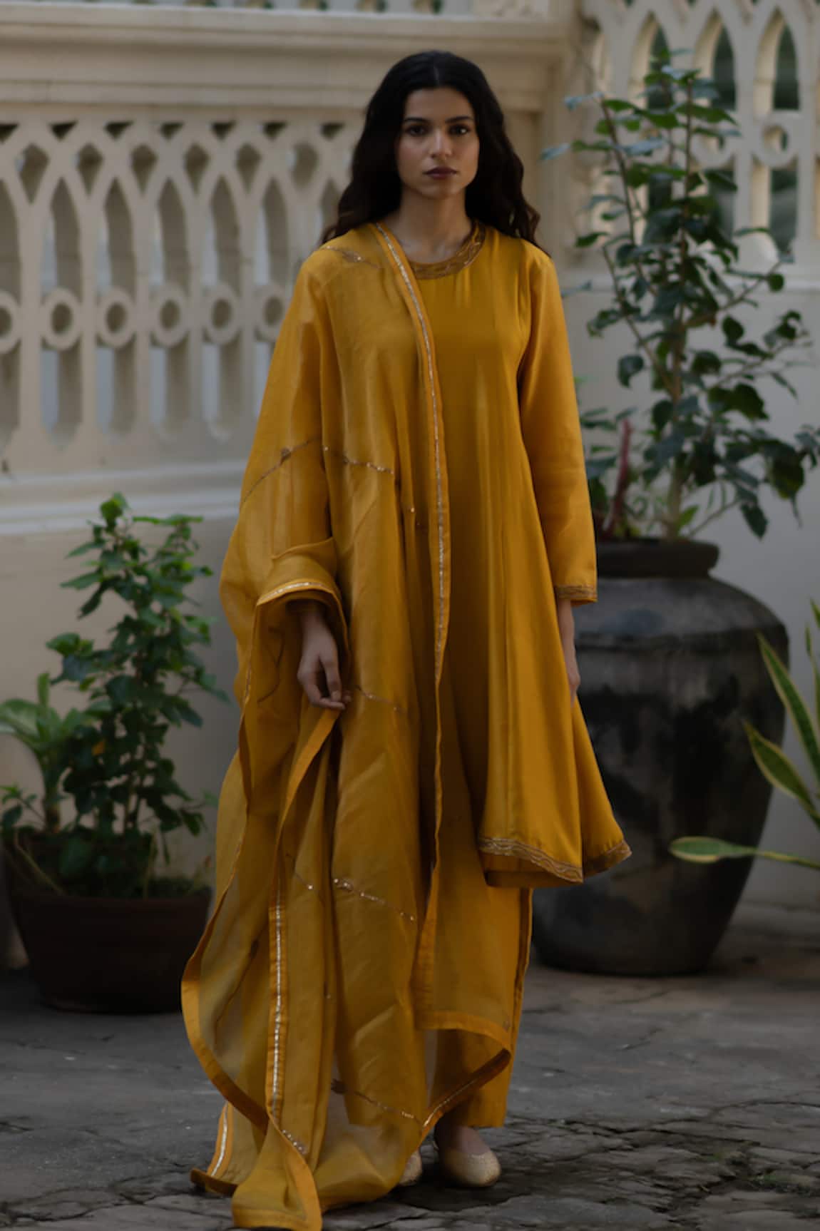 KAJAL AGRAWAL Sunlight Handwoven Kurta Set 