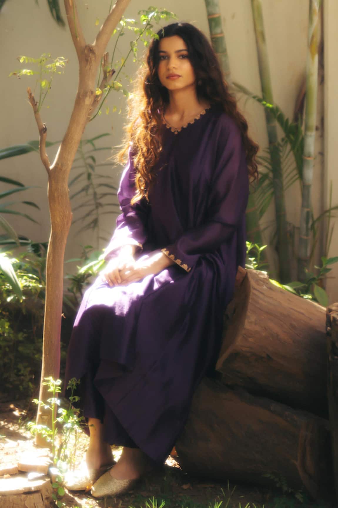 KAJAL AGRAWAL Lilith Handwoven Kurta Set 