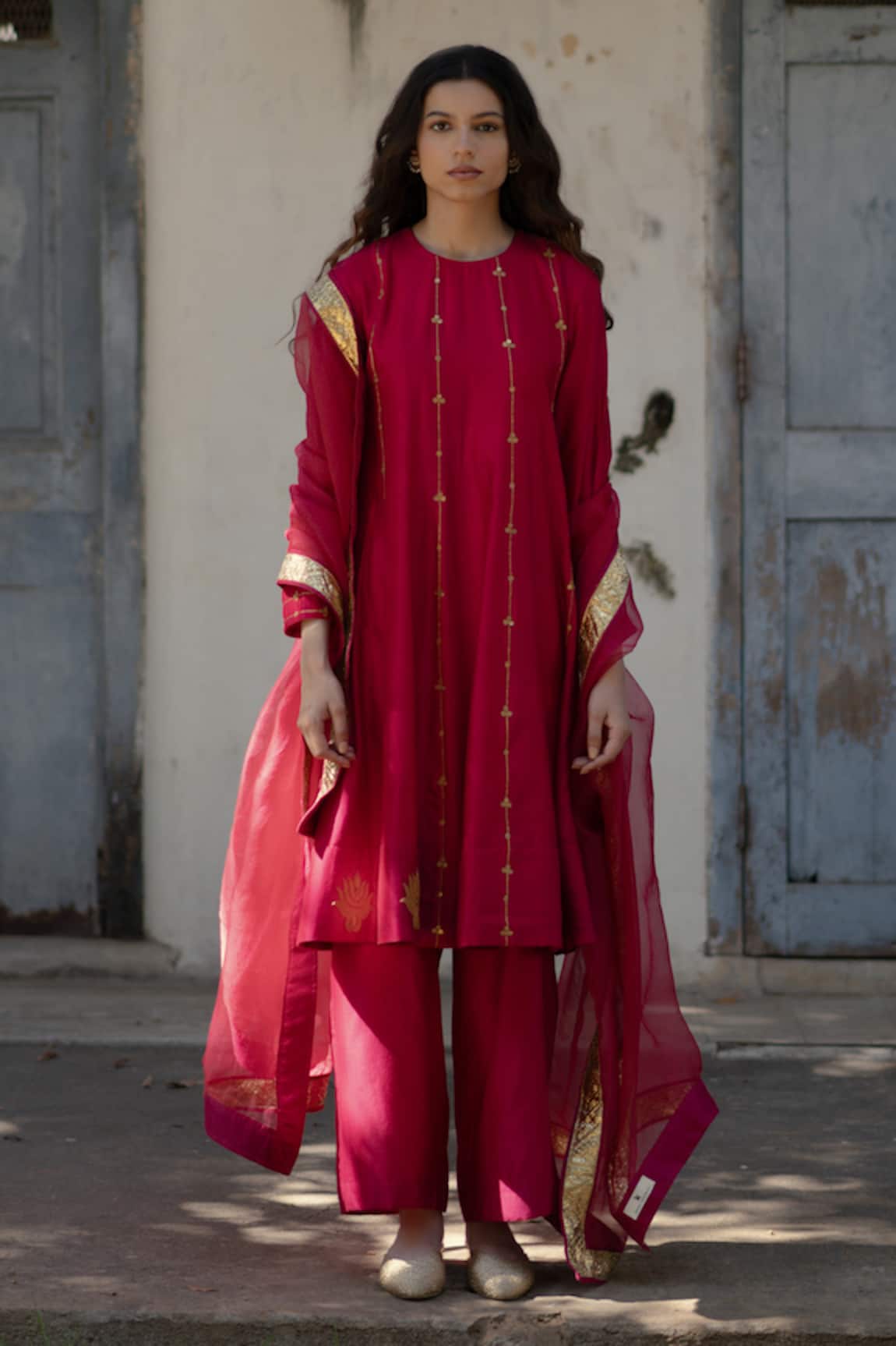 KAJAL AGRAWAL Nebula Embroidered Kurta Set 