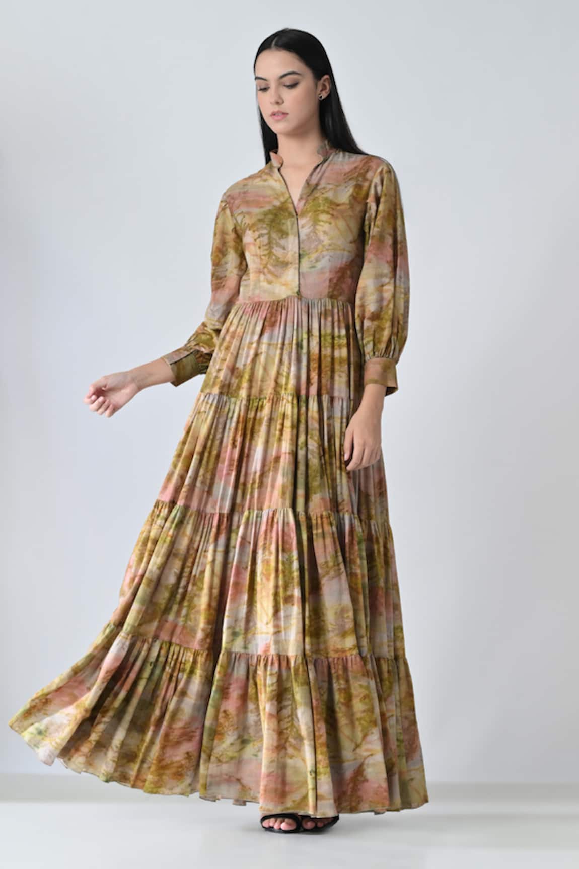 Samant Chauhan Desert Bloom Dress 