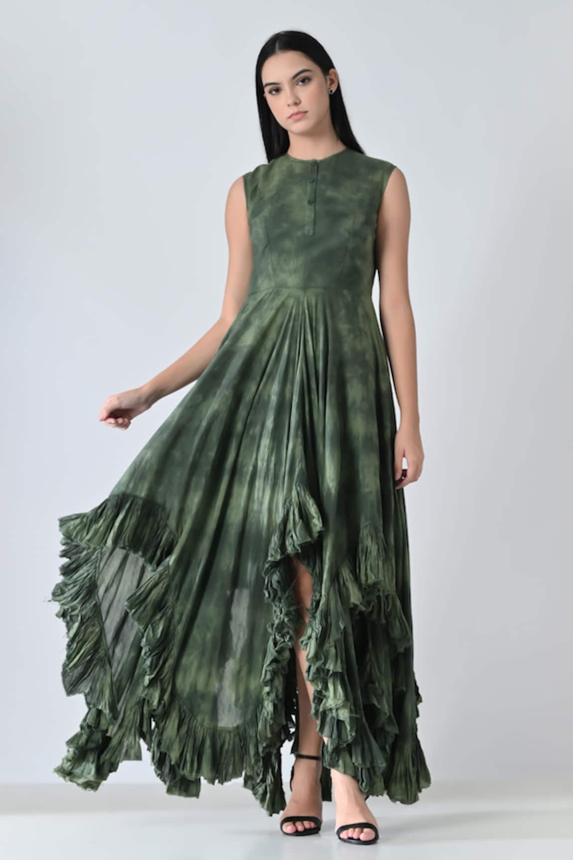 Samant Chauhan Acid Fern Dress 