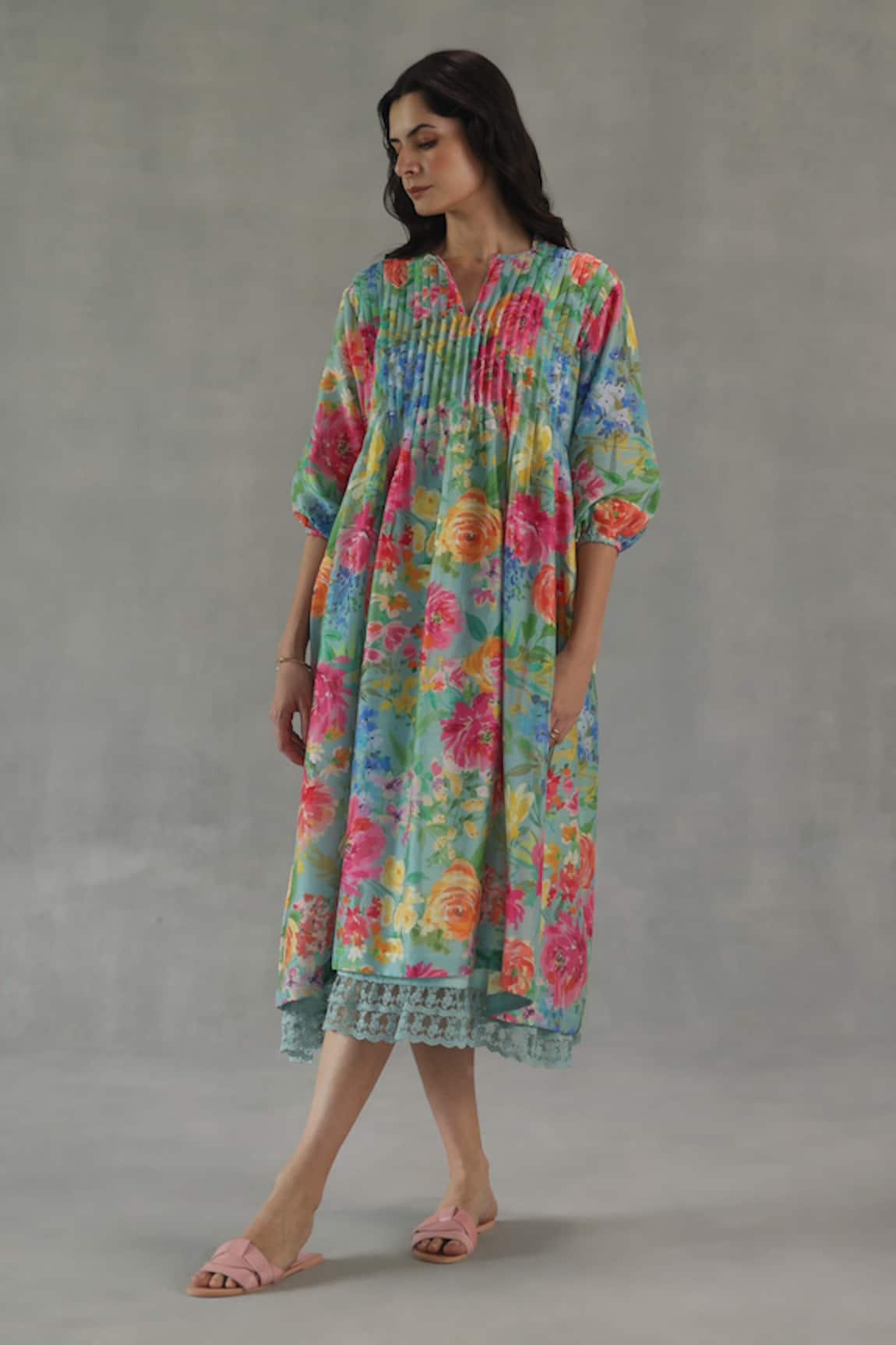 Roza Sienna Floral Print Dress 