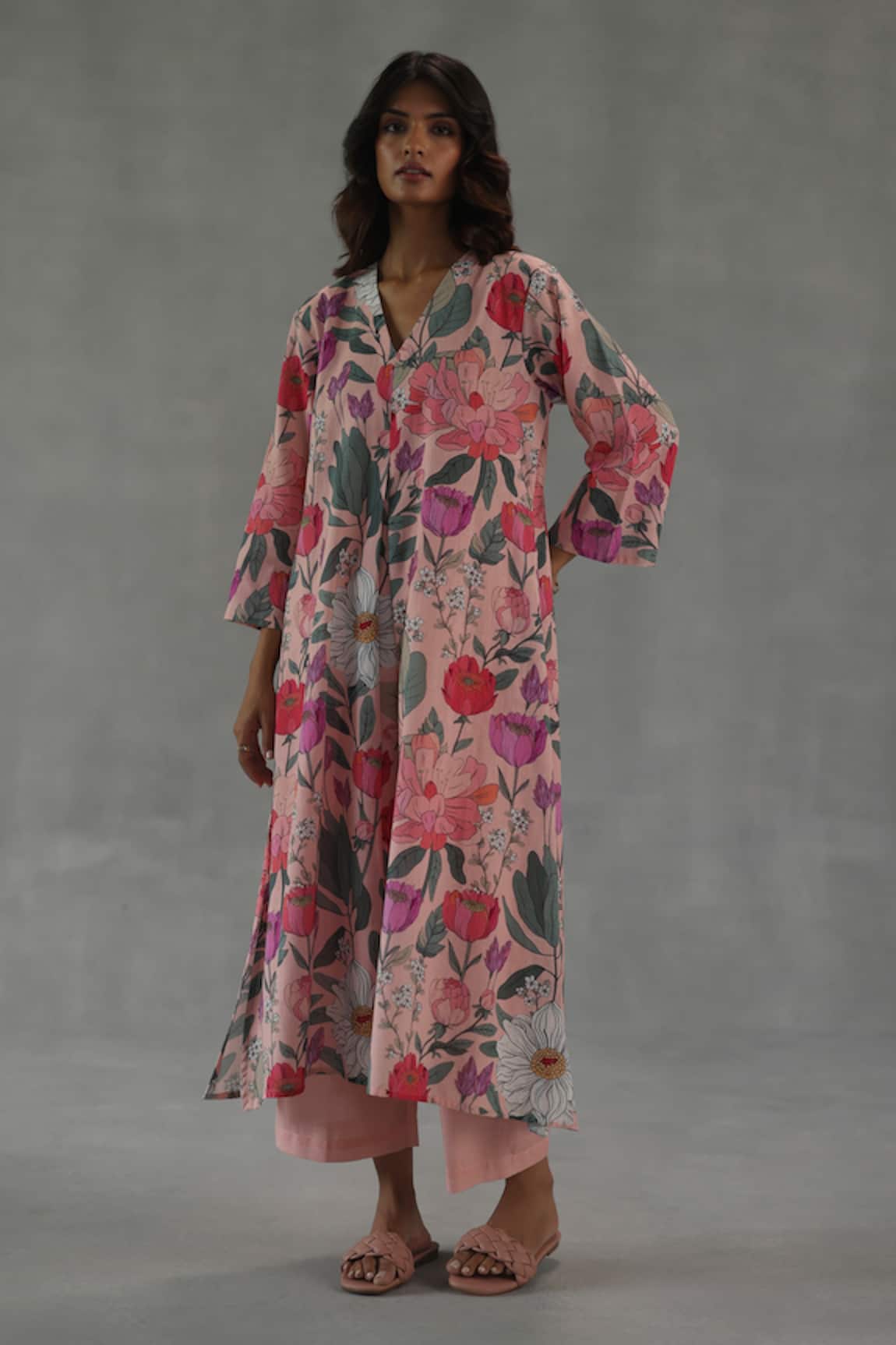 Roza Roseate Printed Kurta & Pant Set 